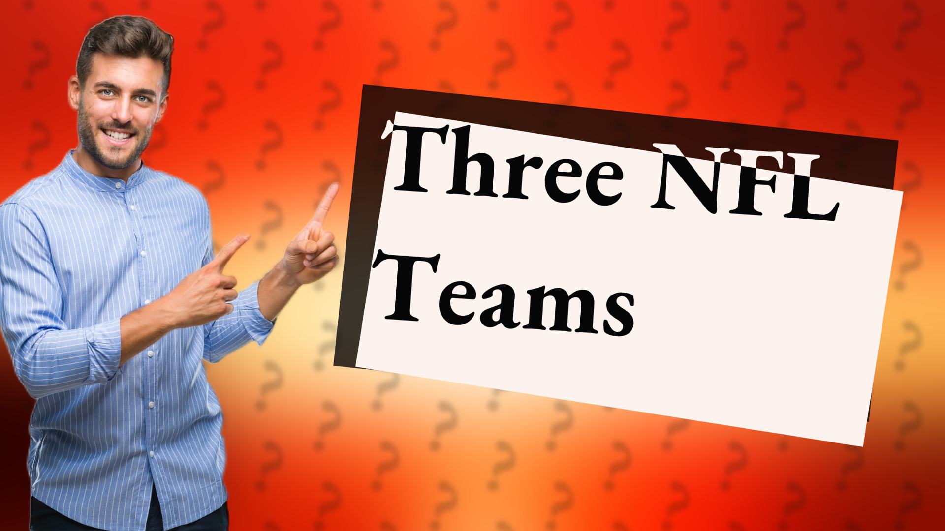 Three NFL Teams