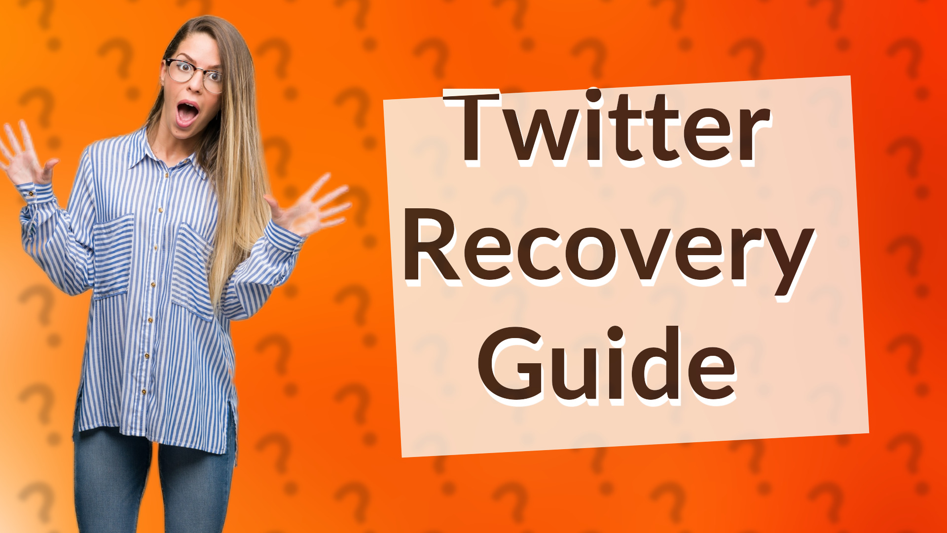 Twitter Recovery Guide