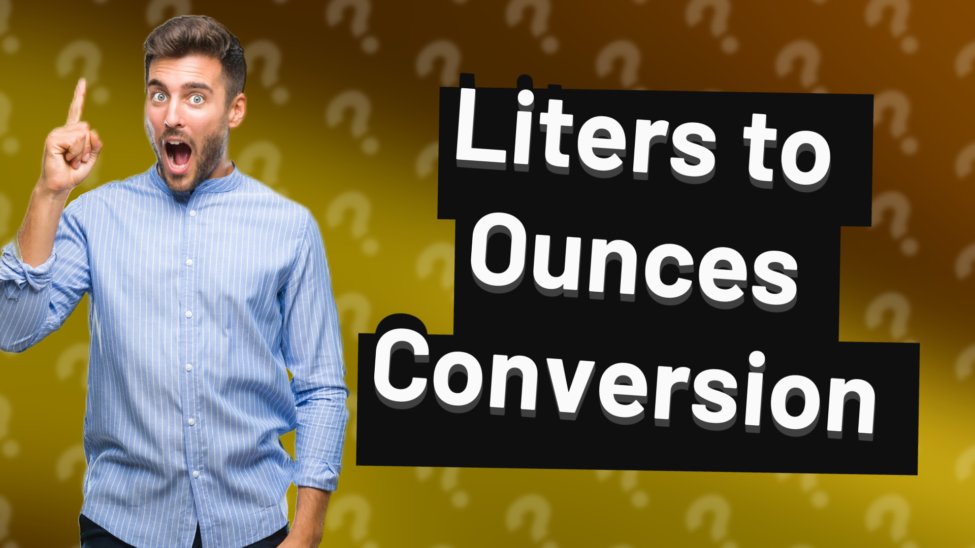 Liters to Ounces Conversion