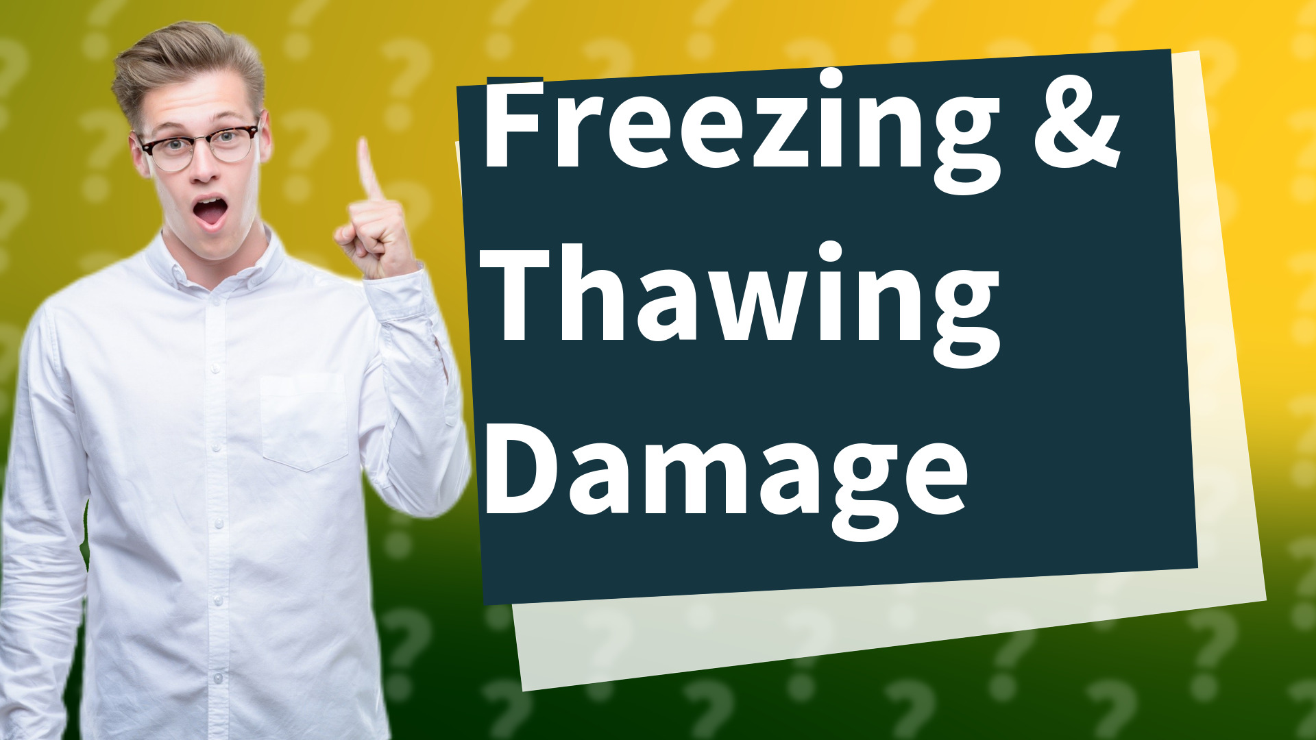 Freezing & Thawing Damage