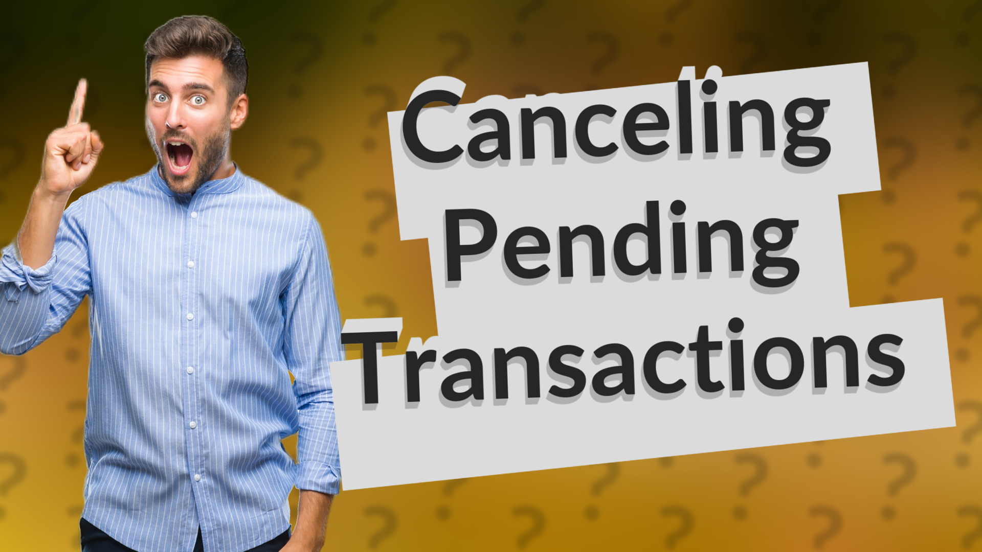 Canceling Pending Transactions