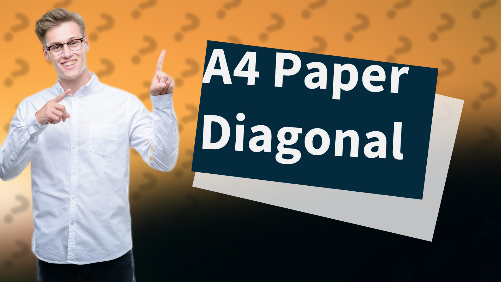 A4 Paper Diagonal