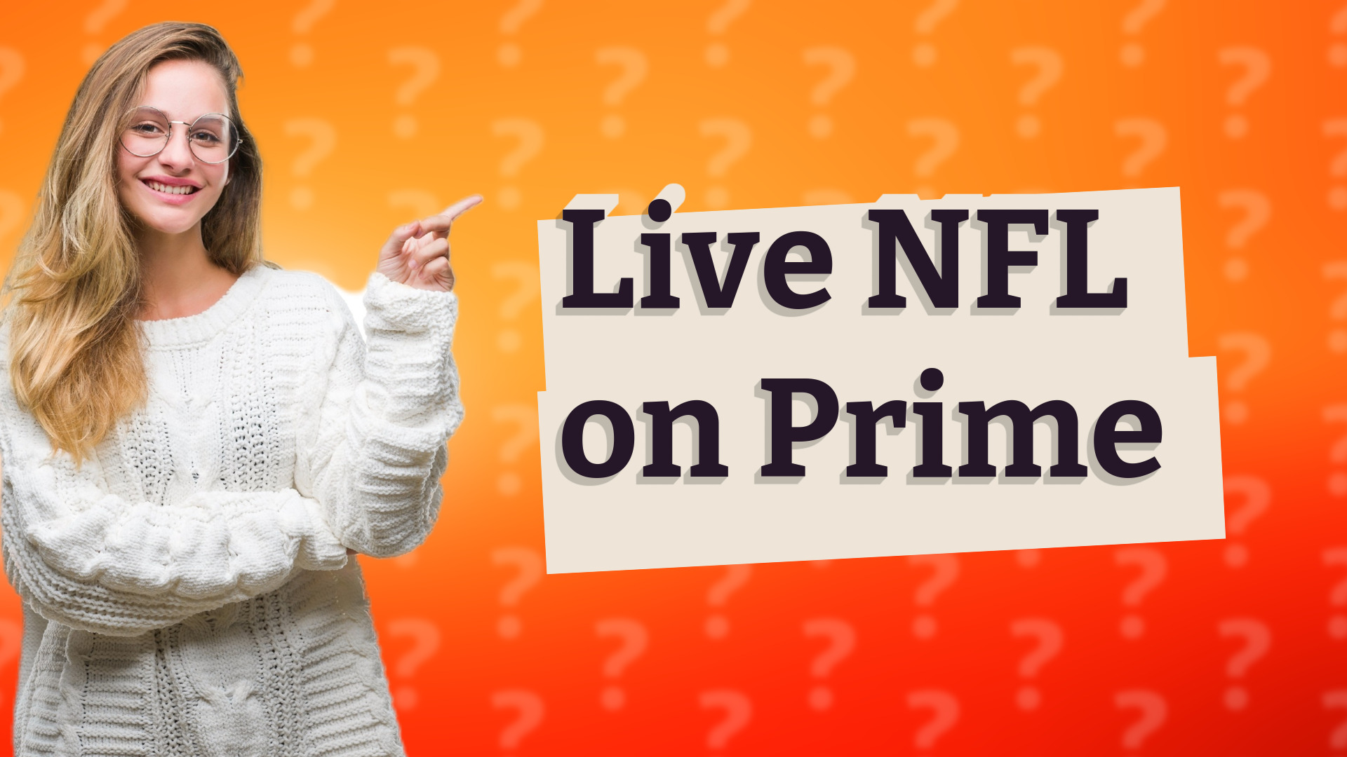 Live NFL on Prime