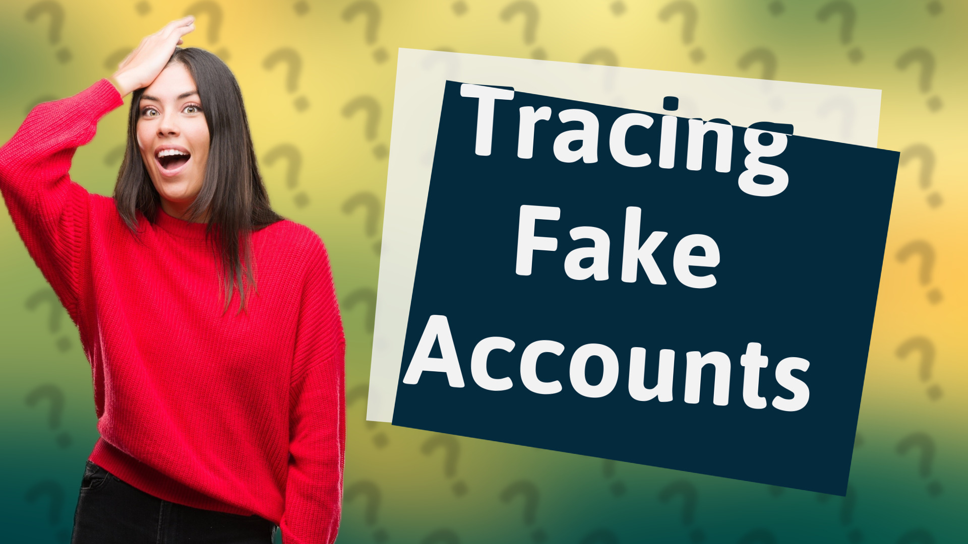 Tracing Fake Accounts
