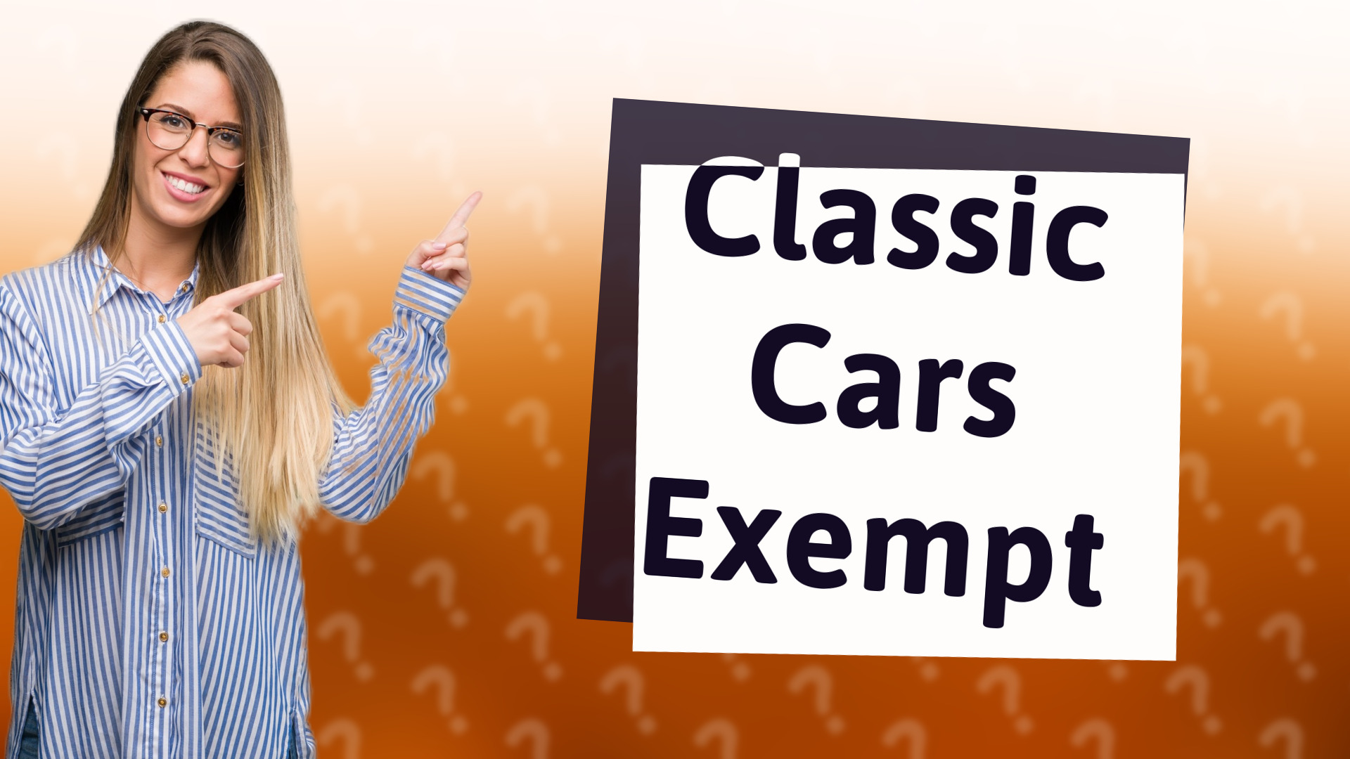 Classic Cars Exempt