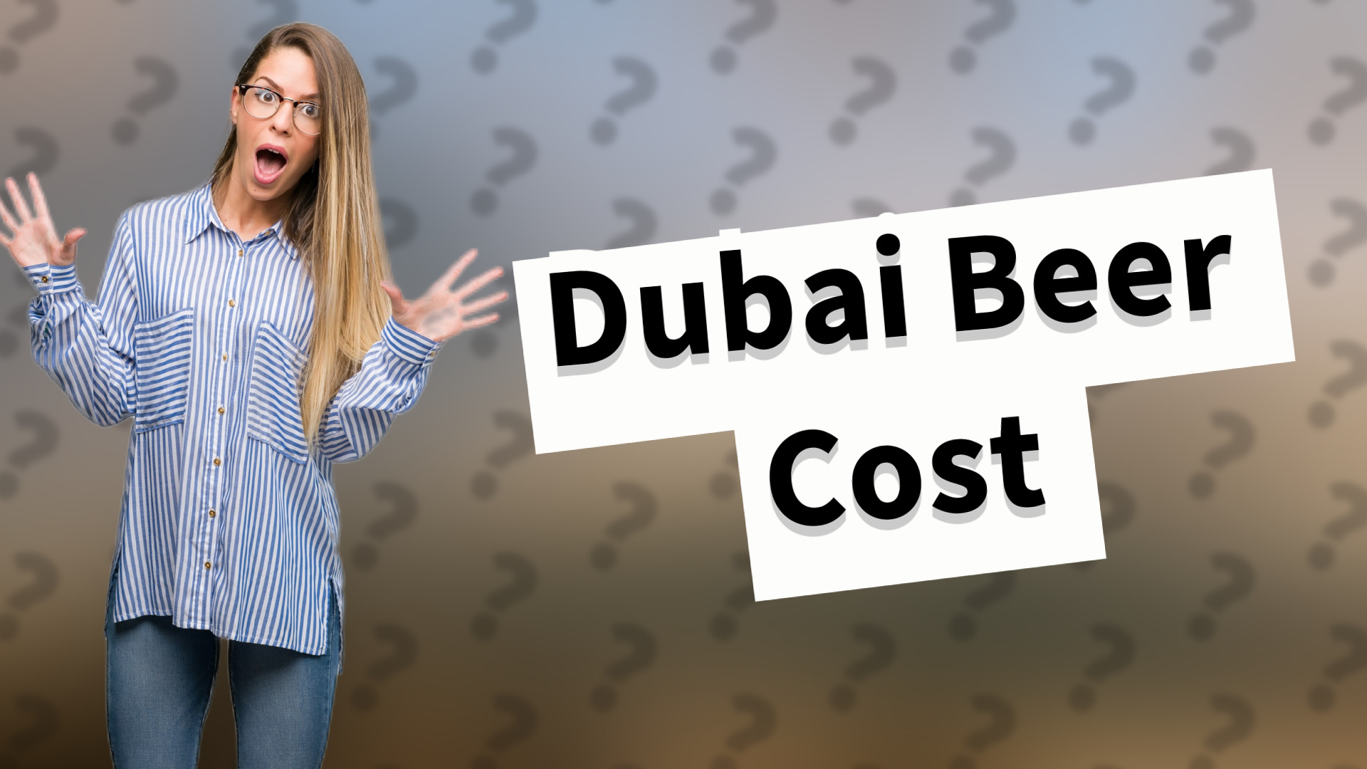 Dubai Beer Cost