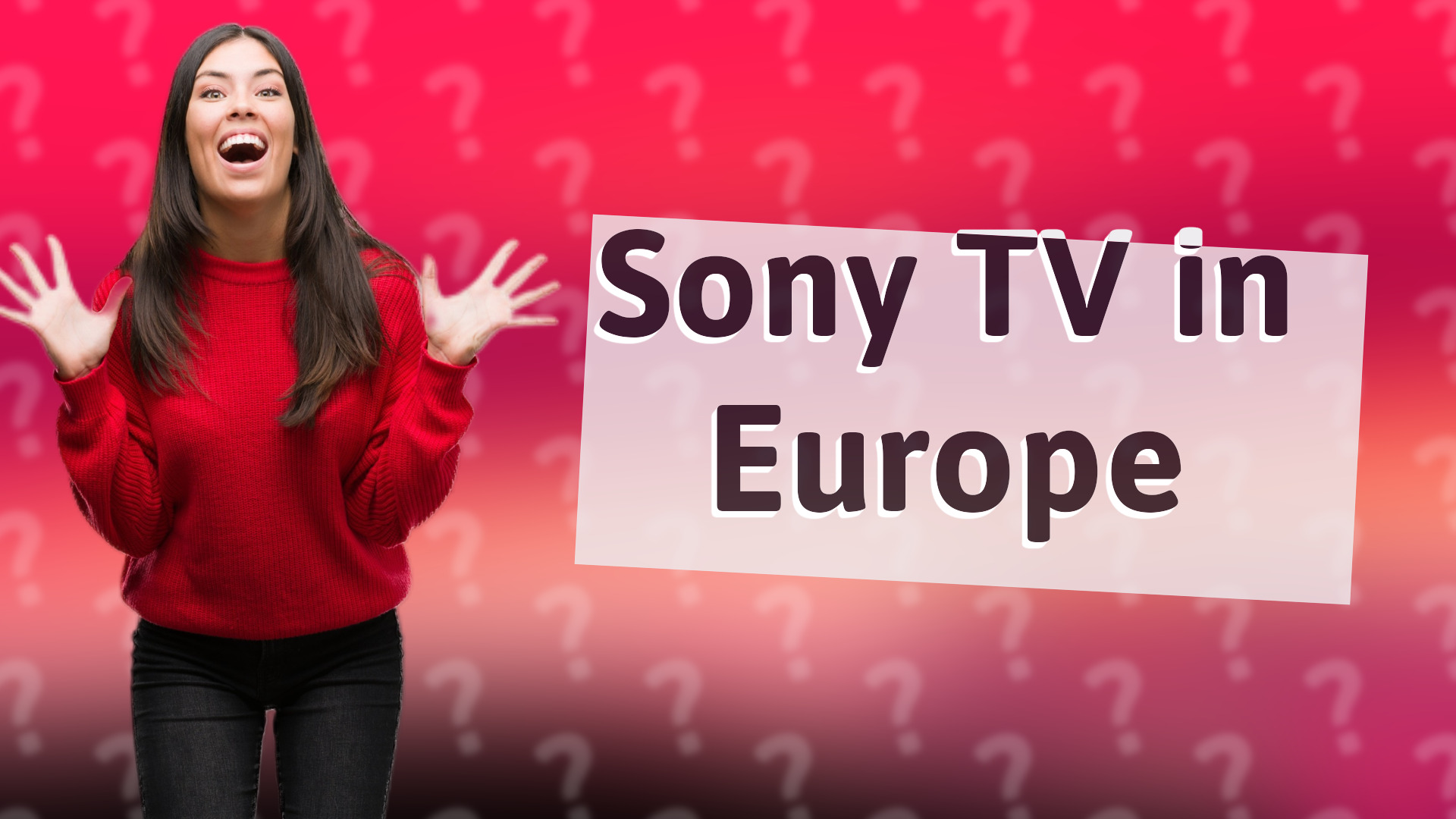 Sony TV in Europe