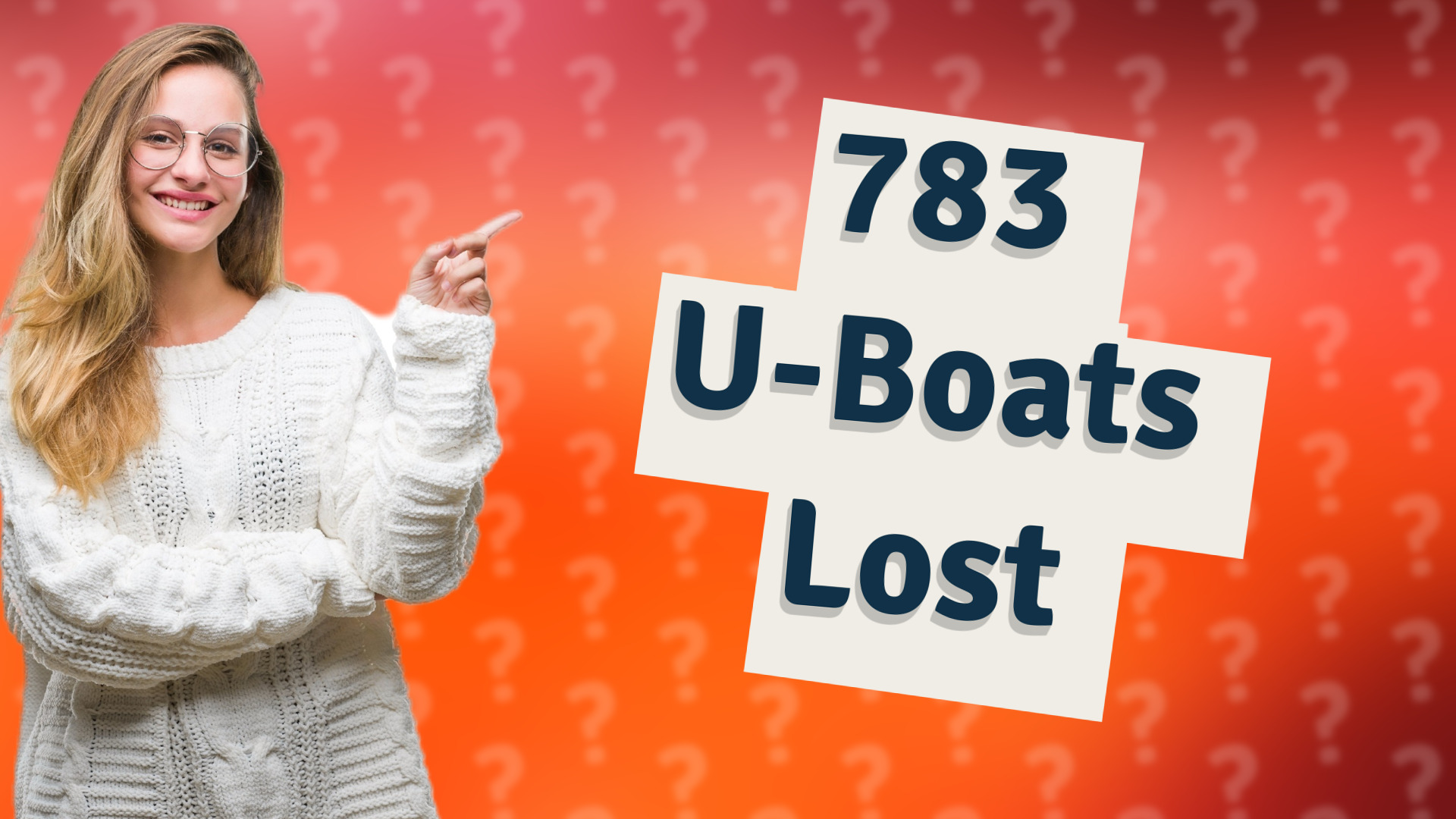 783 U-Boats Lost