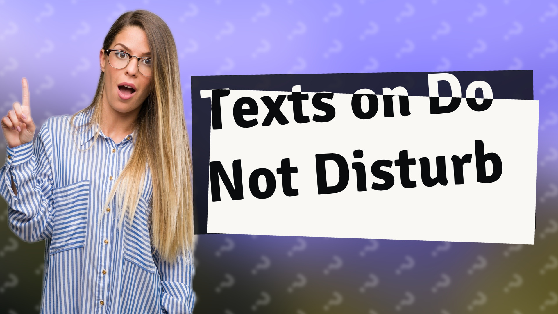 Texts on Do Not Disturb