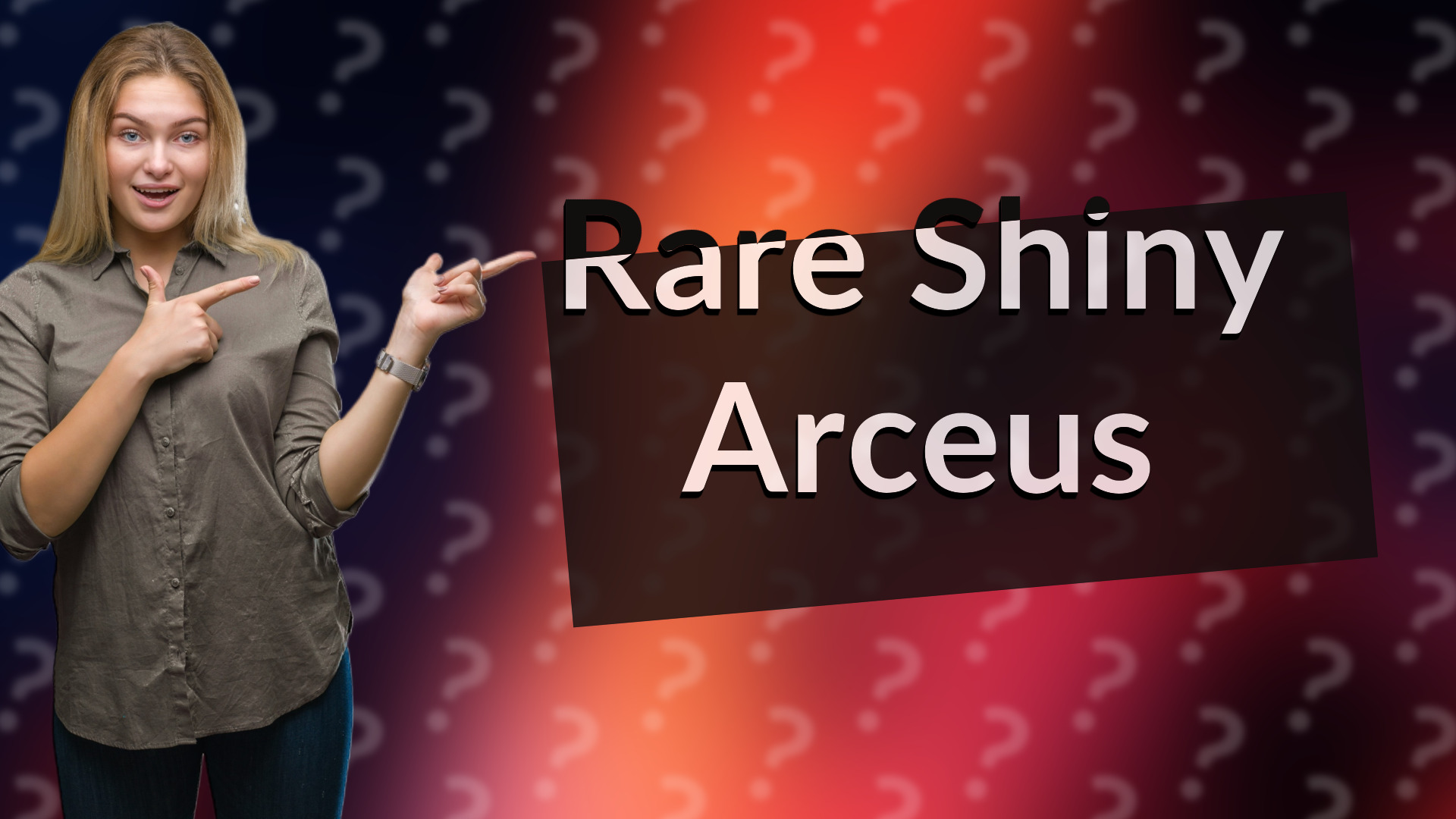 Rare Shiny Arceus