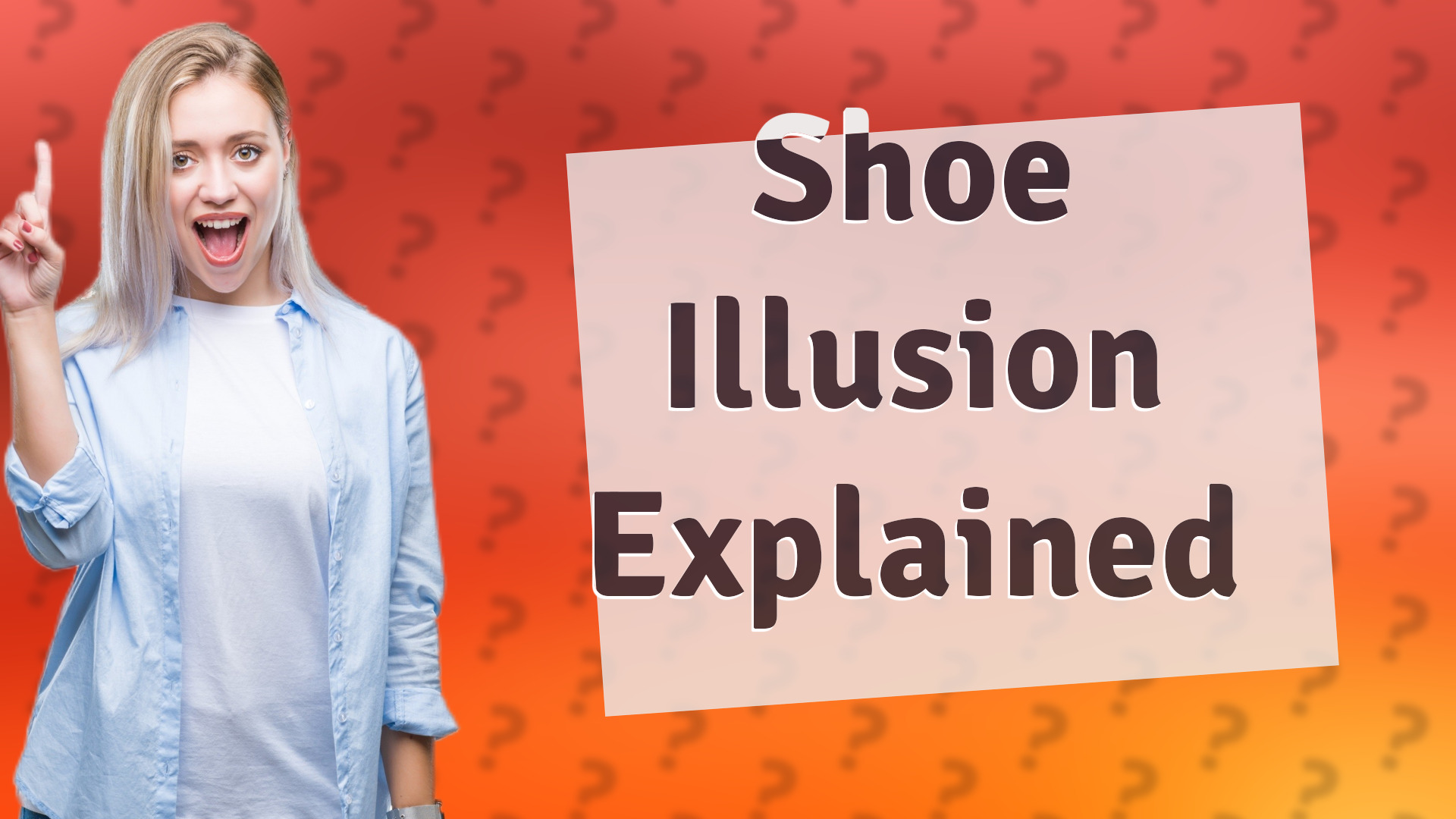 Shoe Illusion Explained