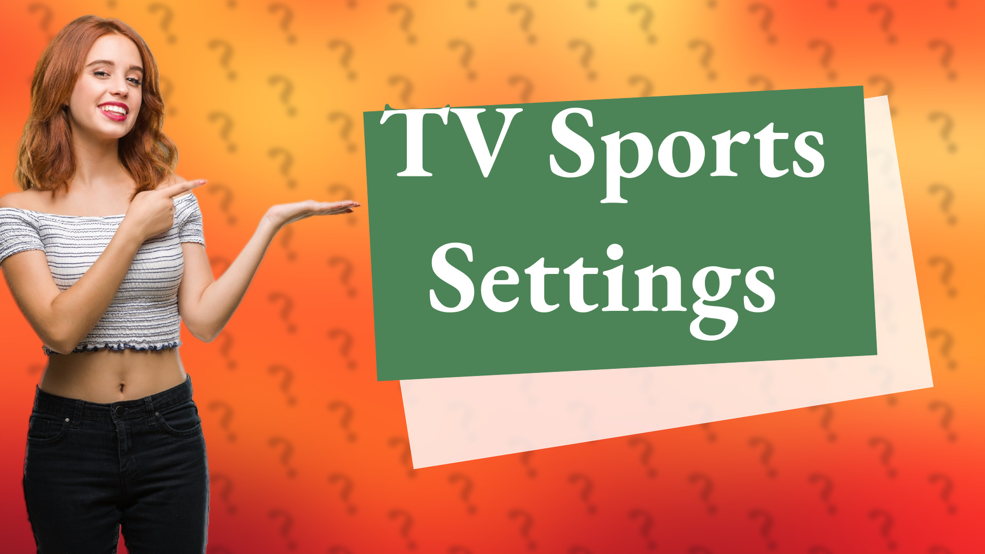 TV Sports Settings