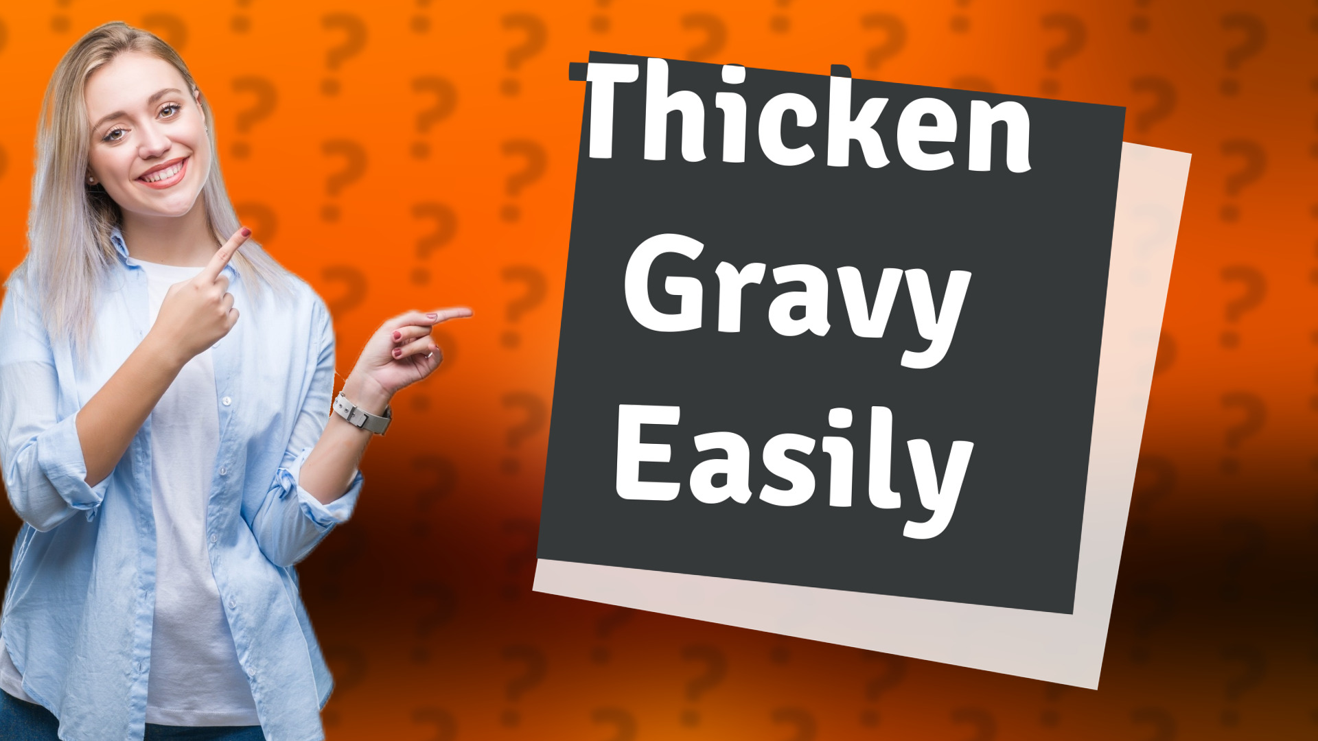 Thicken Gravy Easily