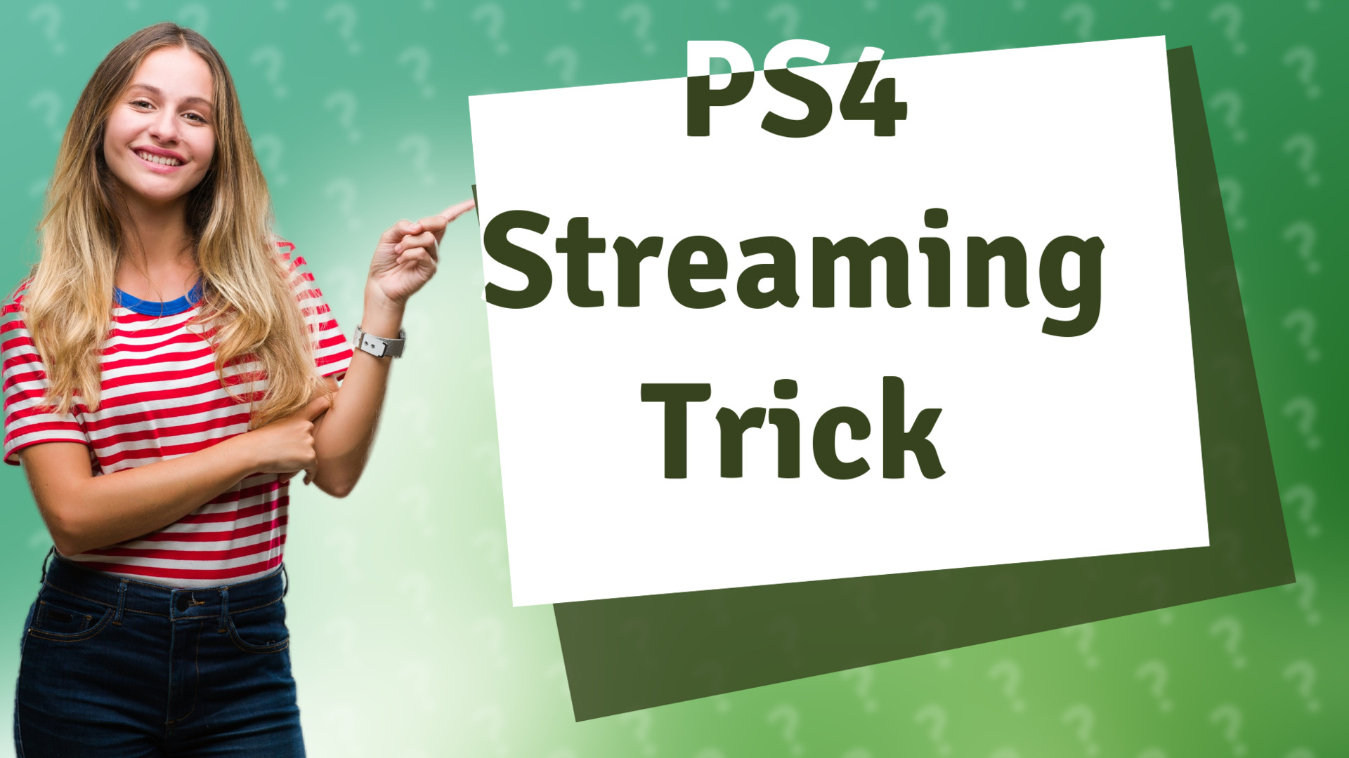 PS4 Streaming Trick