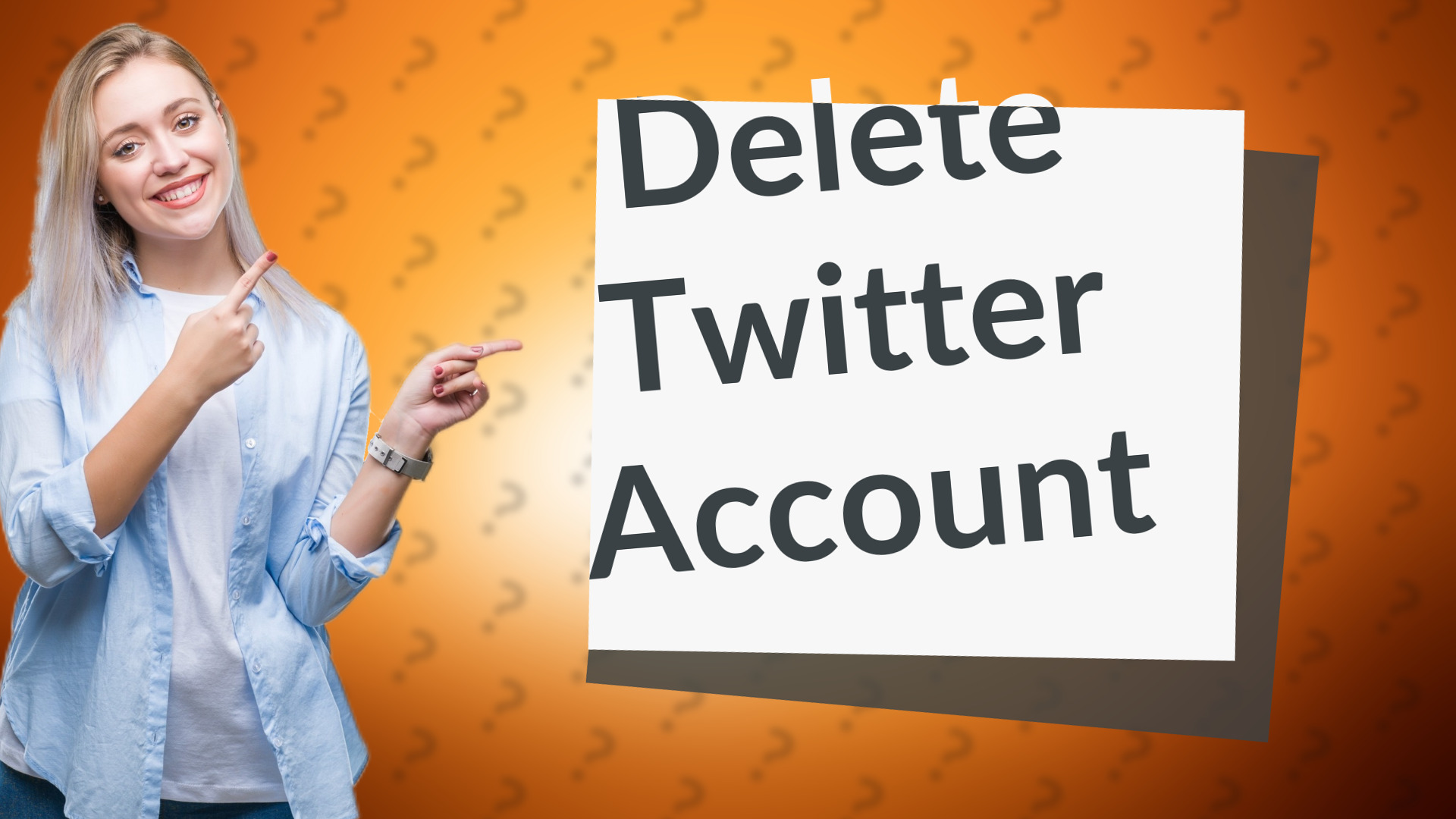 Delete Twitter Account