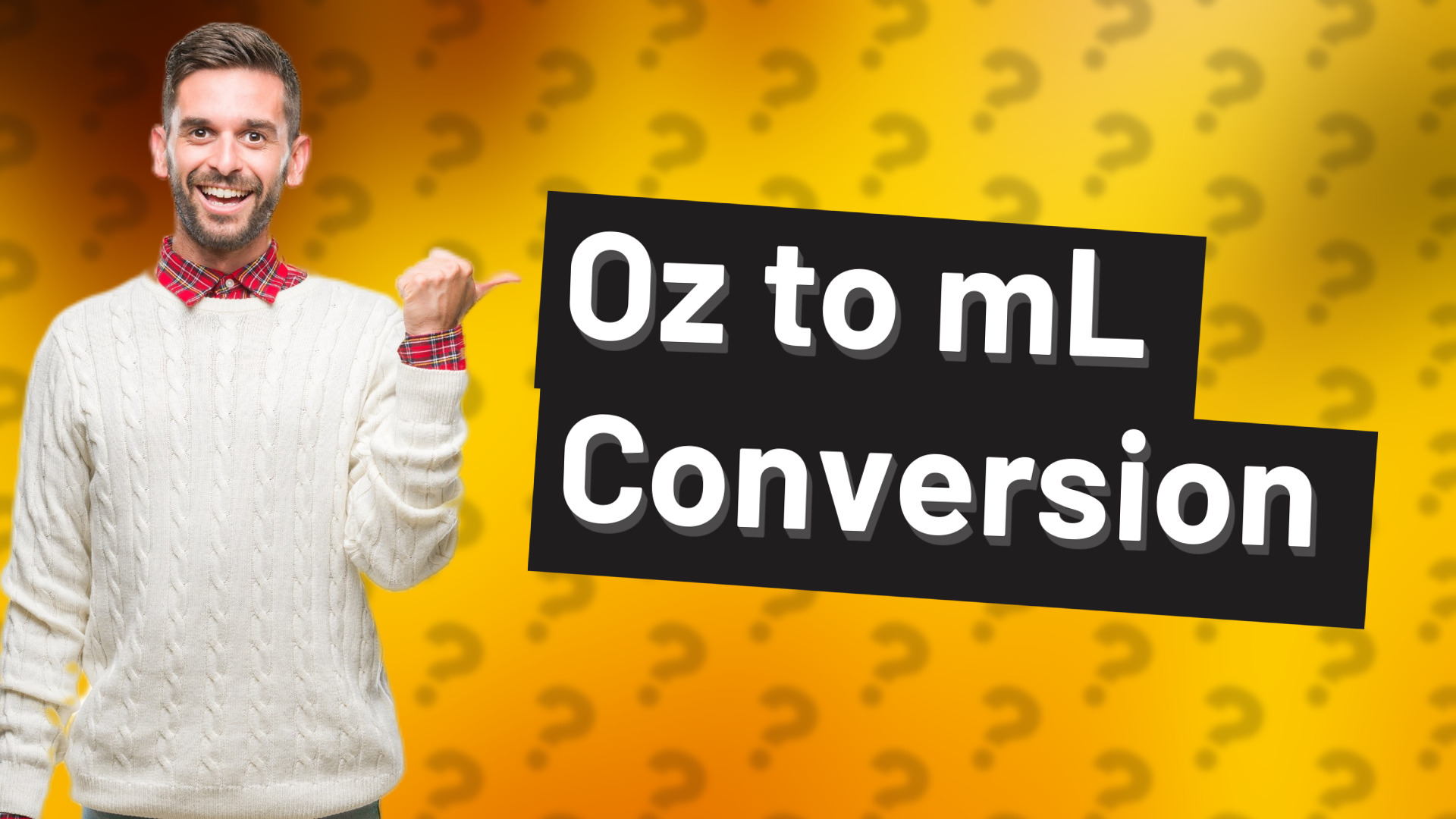 Oz to mL Conversion