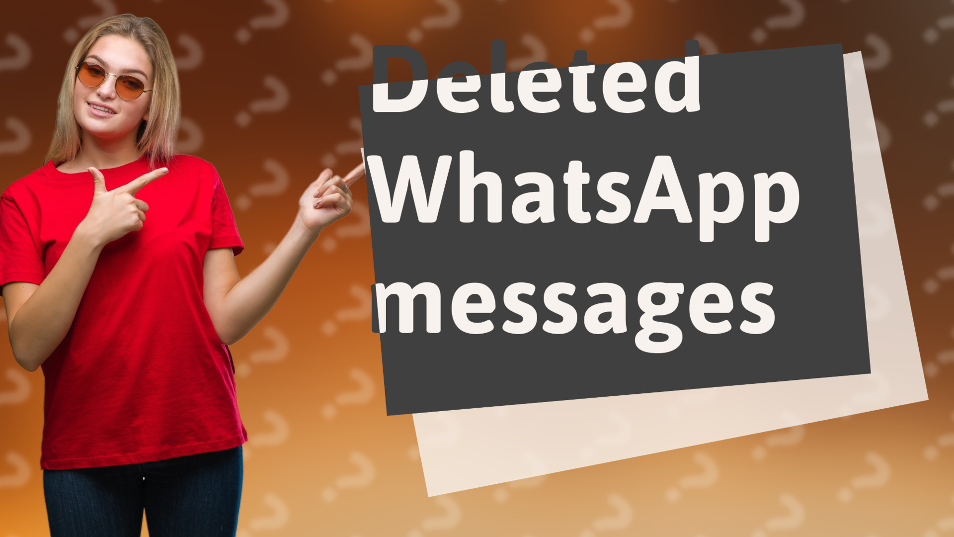 Deleted WhatsApp messages