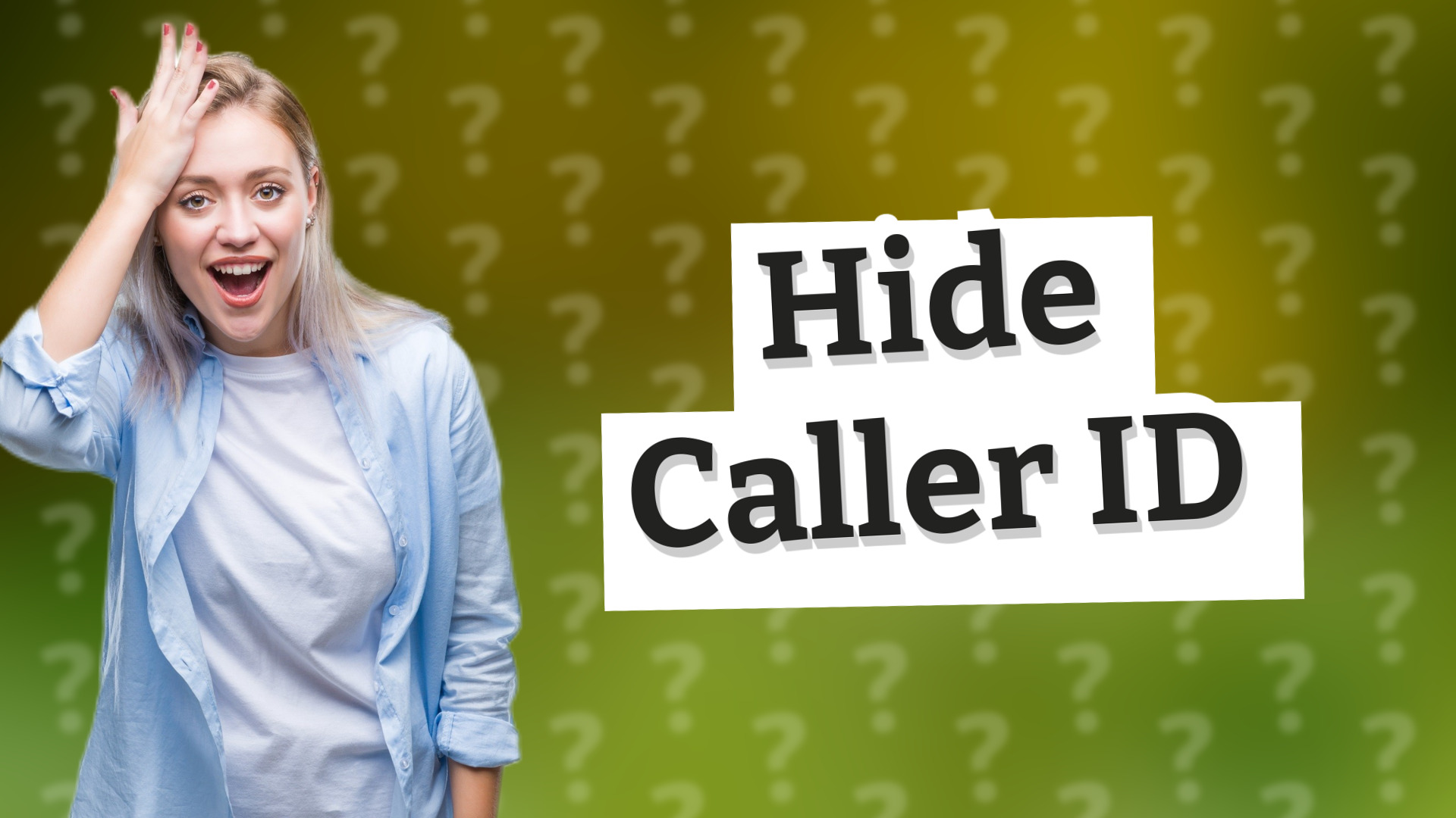Hide Caller ID