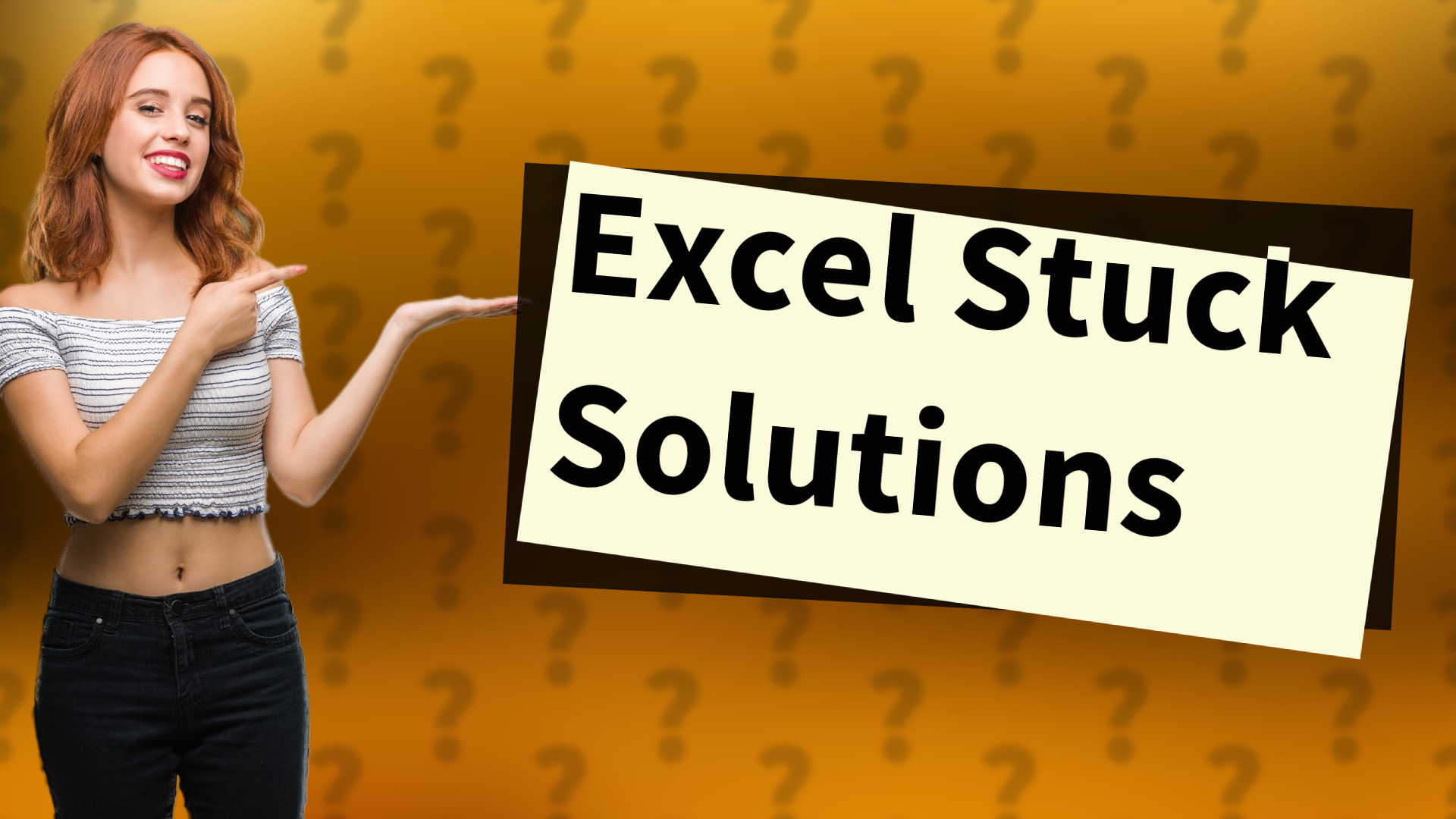 Excel Stuck Solutions
