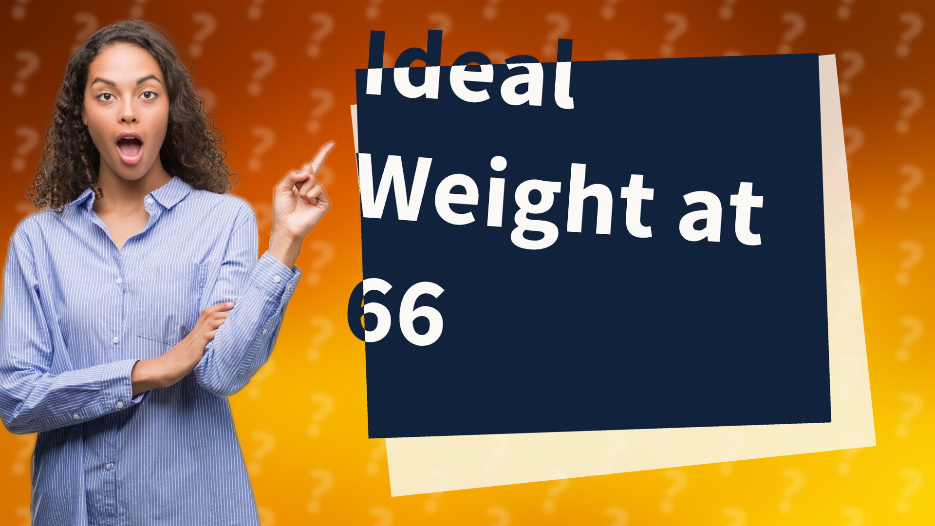 Ideal Weight at 66