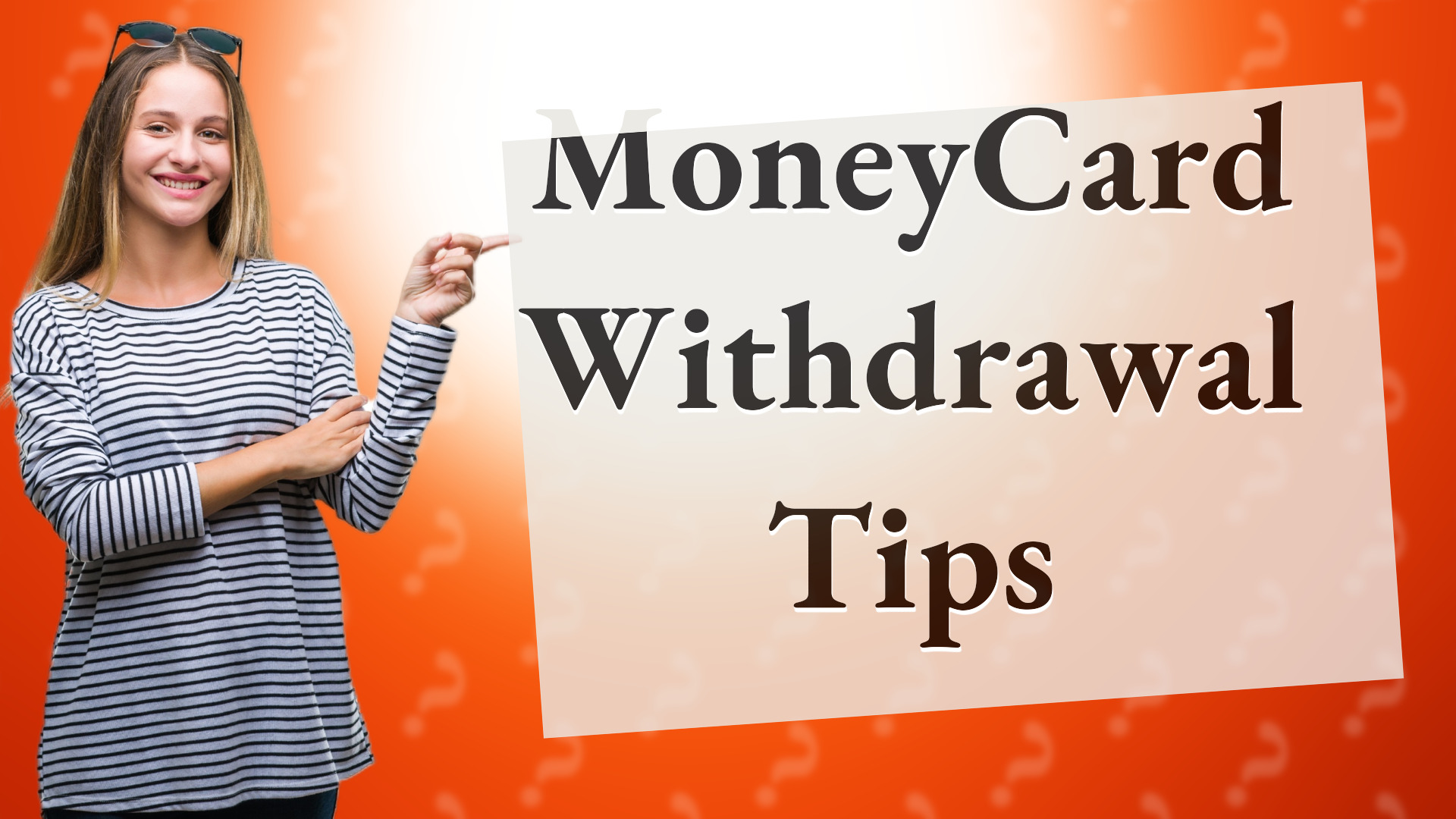 MoneyCard Withdrawal Tips