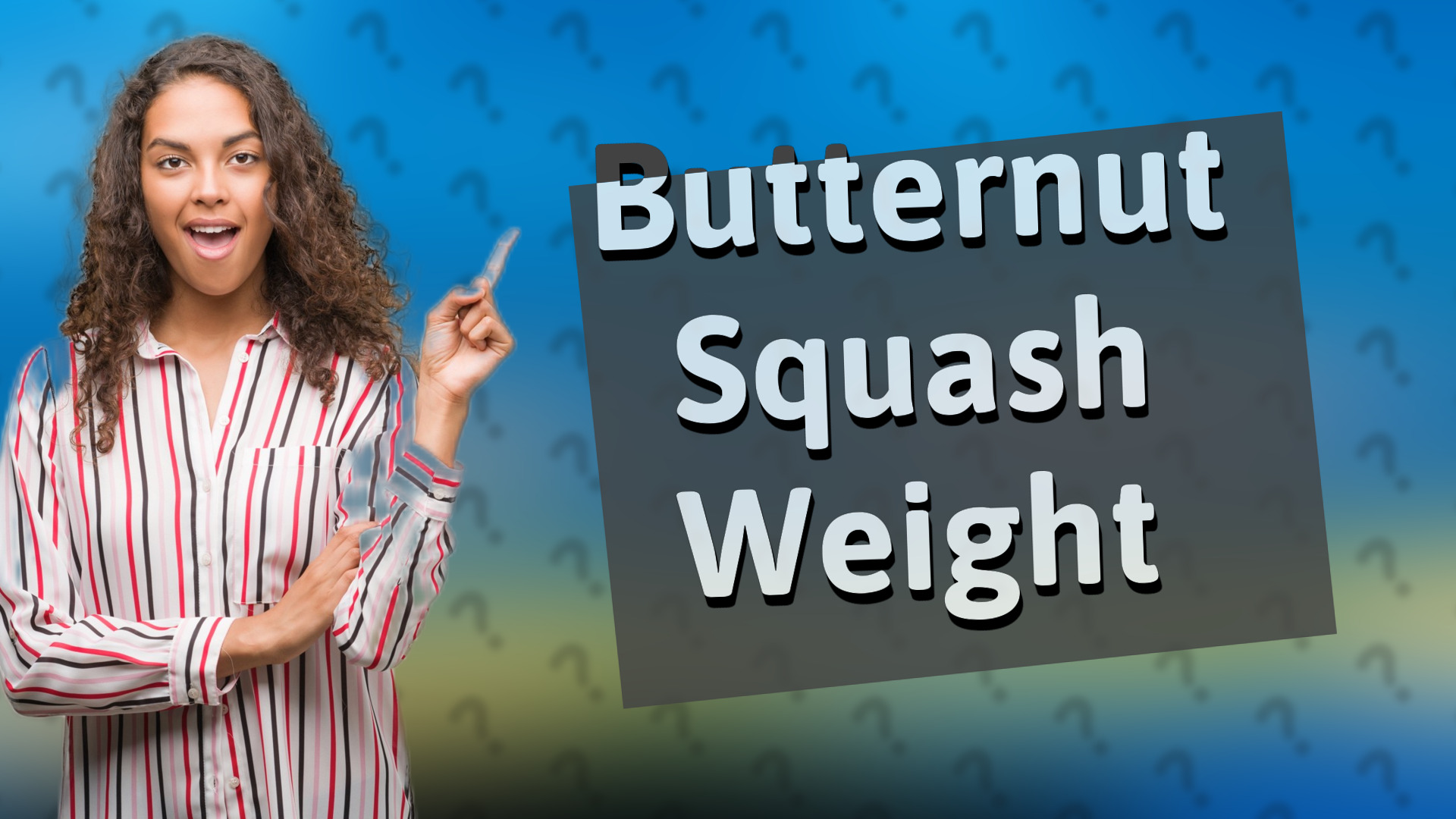 Butternut Squash Weight