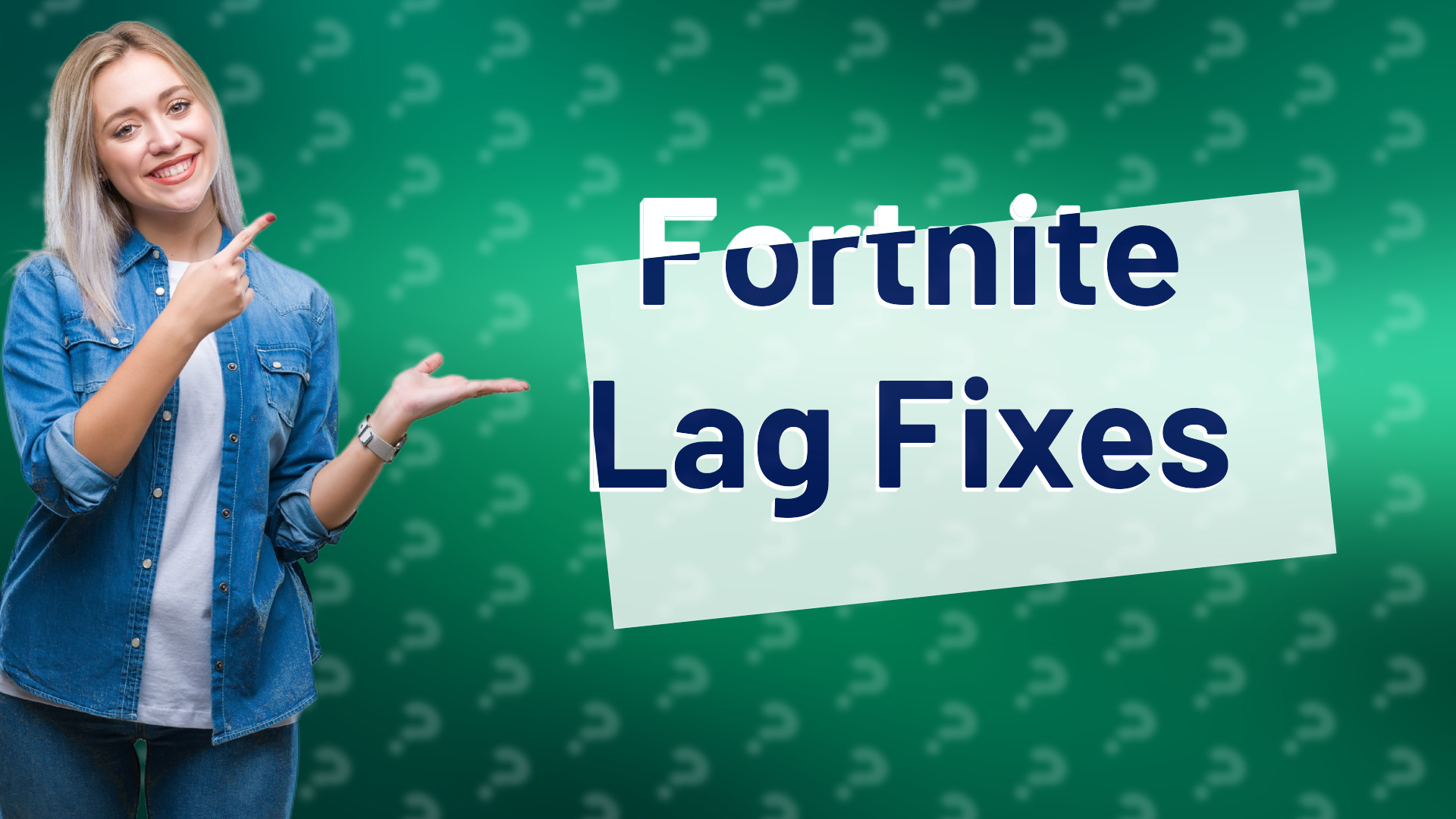Fortnite Lag Fixes