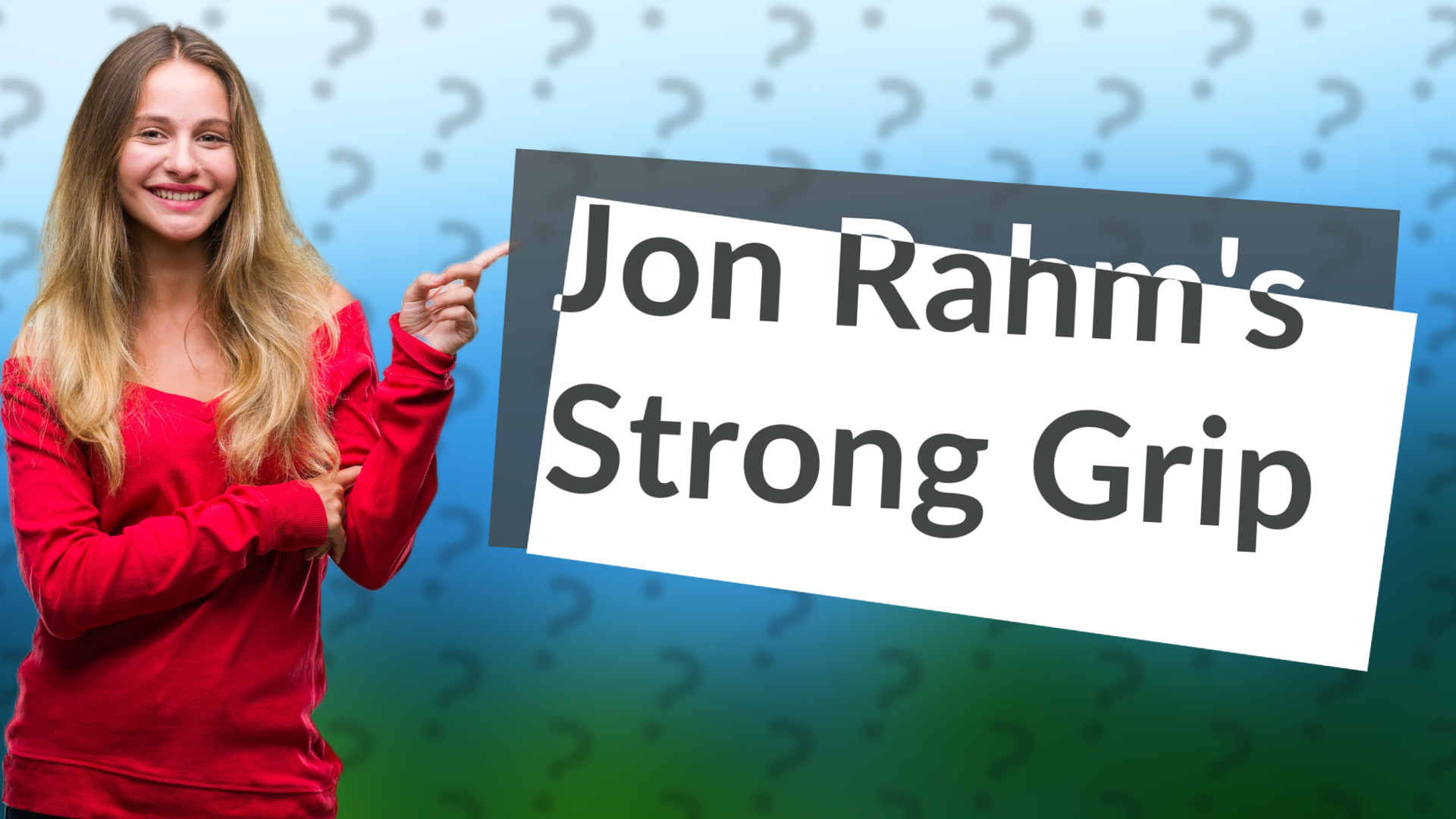 Jon Rahm's Strong Grip
