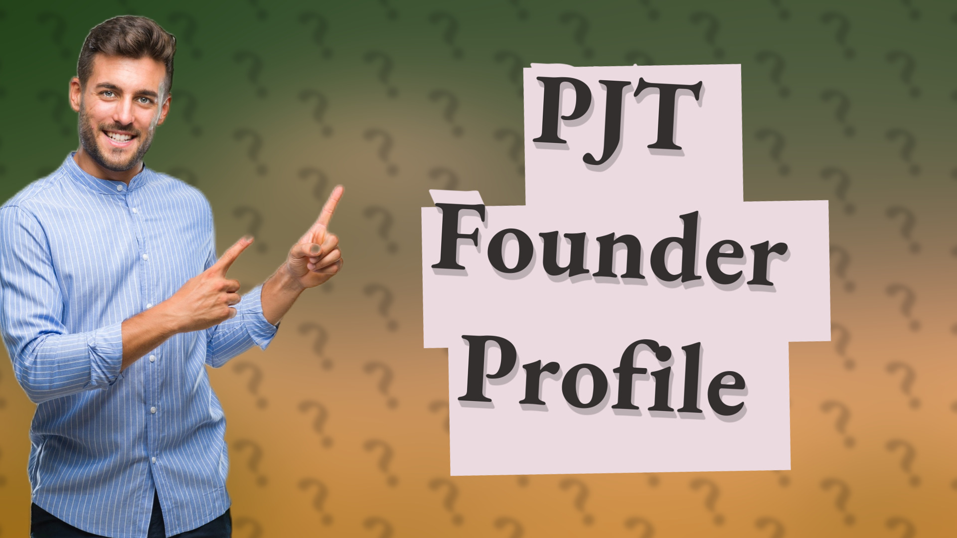 PJT Founder Profile