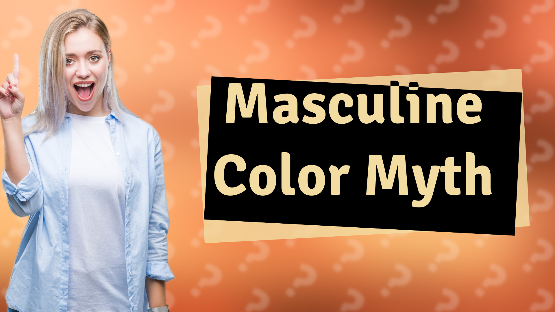 Masculine Color Myth