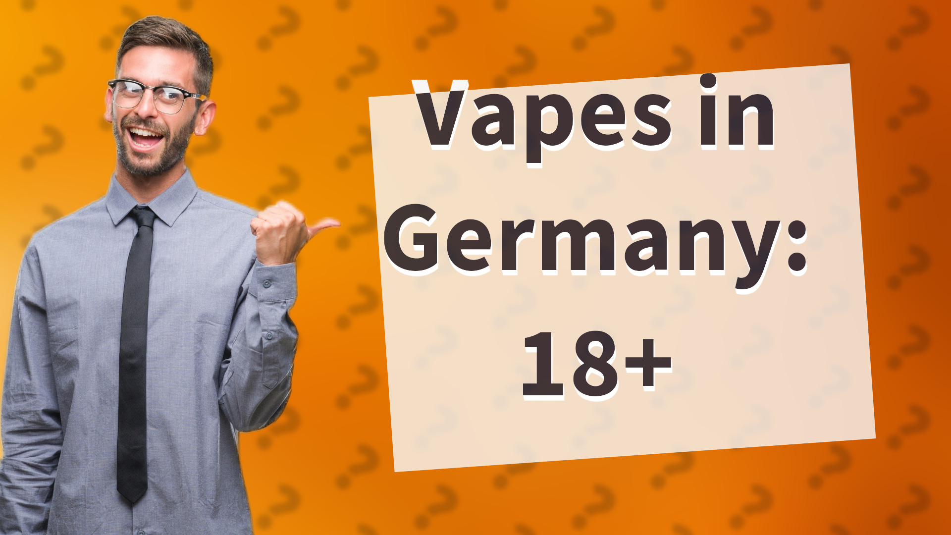 Vapes in Germany: 18+