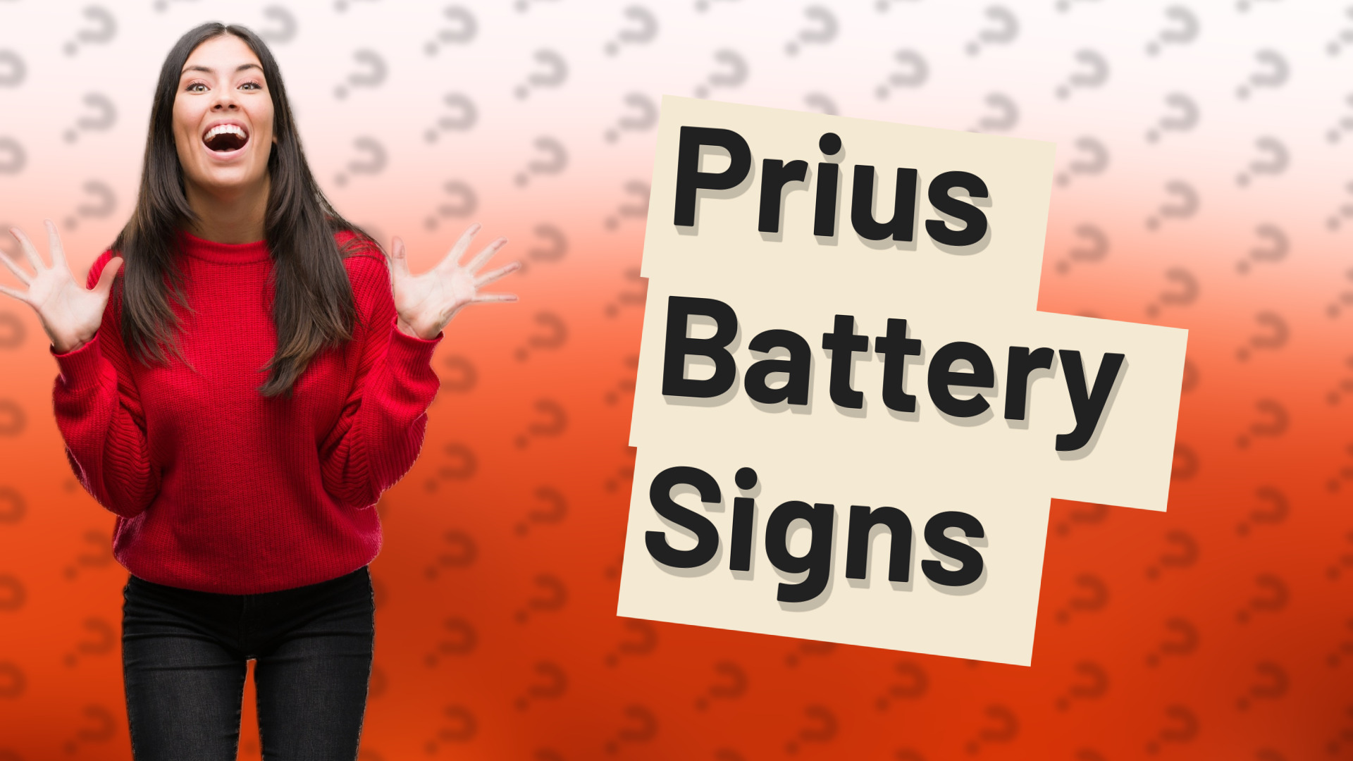 Prius Battery Signs