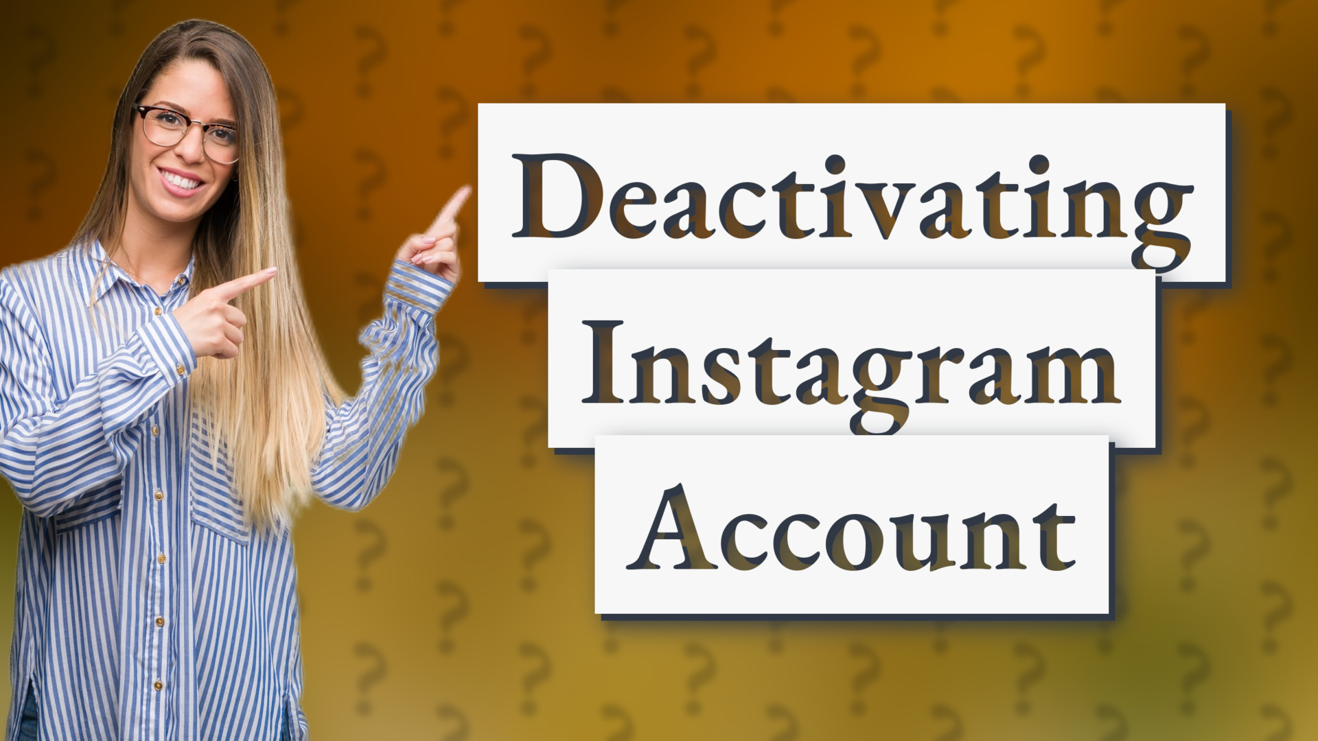 Deactivating Instagram Account