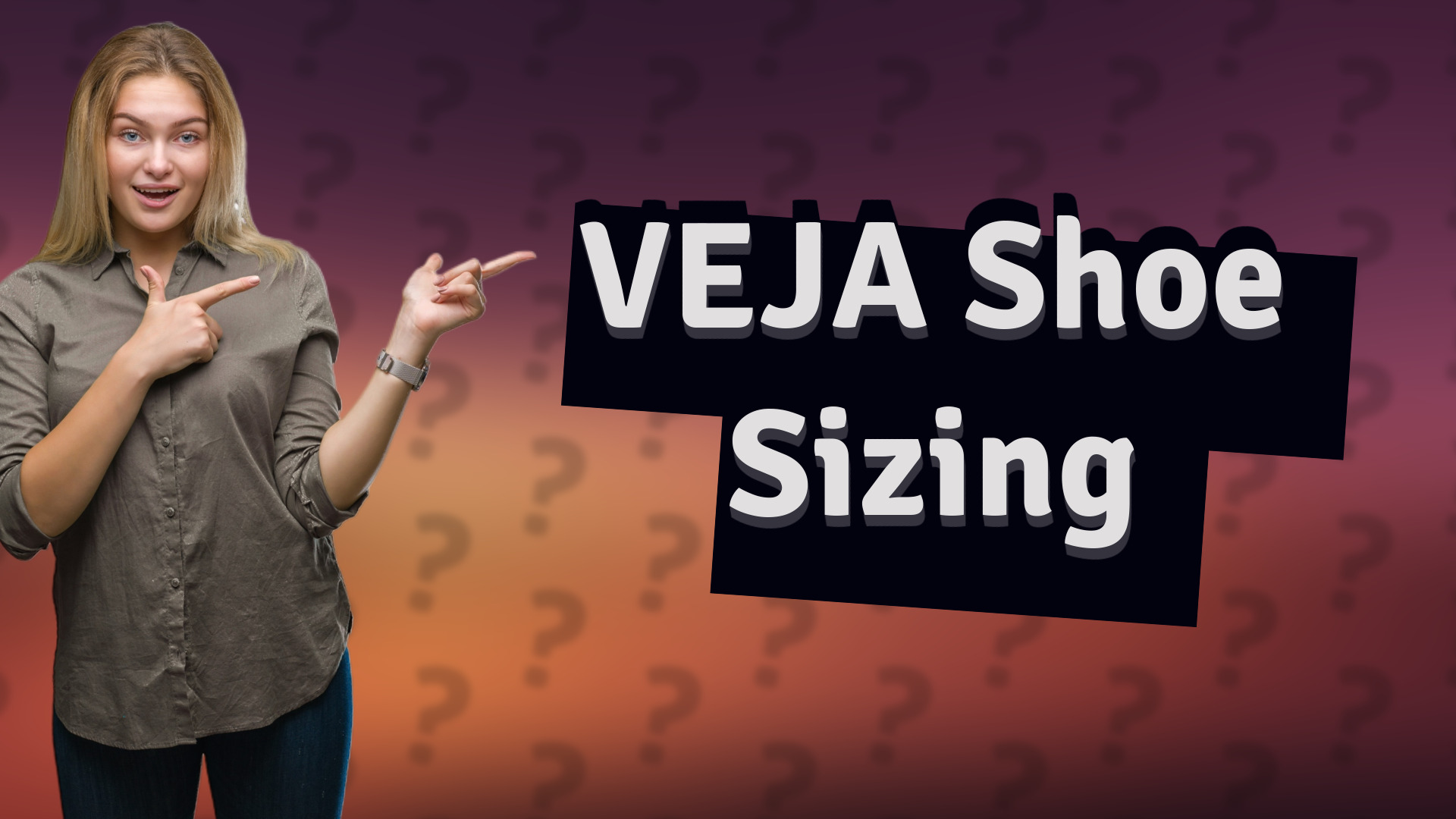 VEJA Shoe Sizing