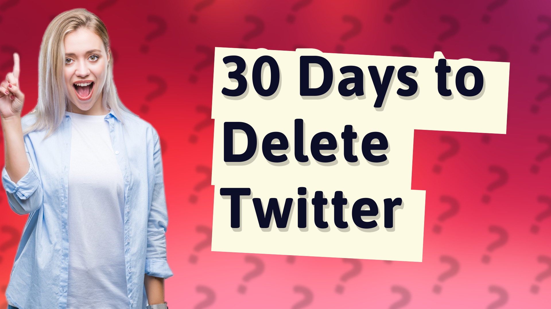 30 Days to Delete Twitter