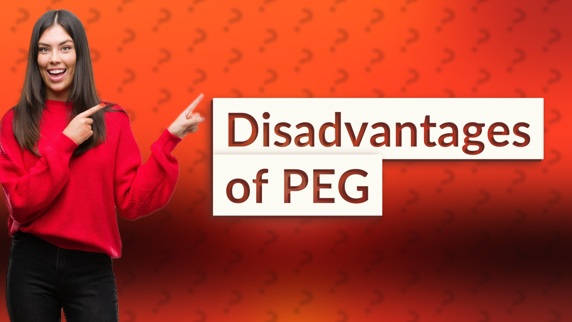 Disadvantages of PEG