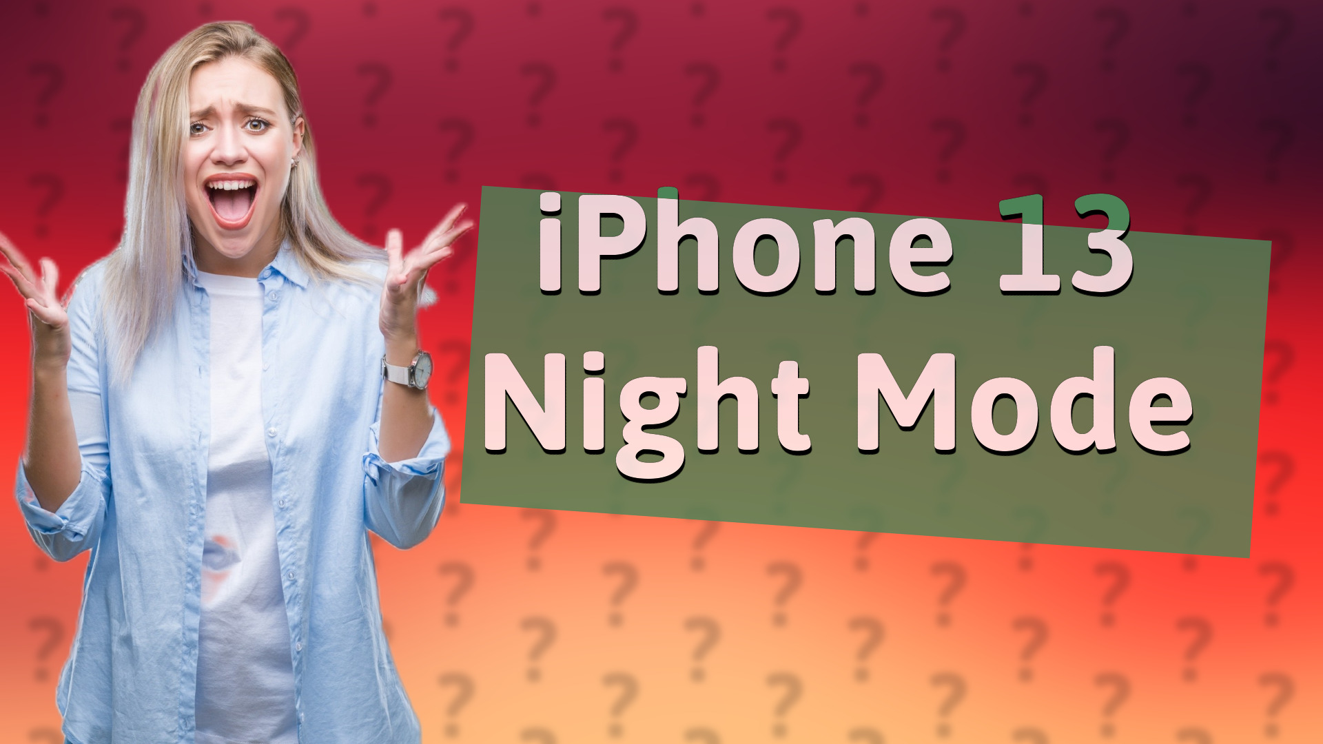 iPhone 13 Night Mode