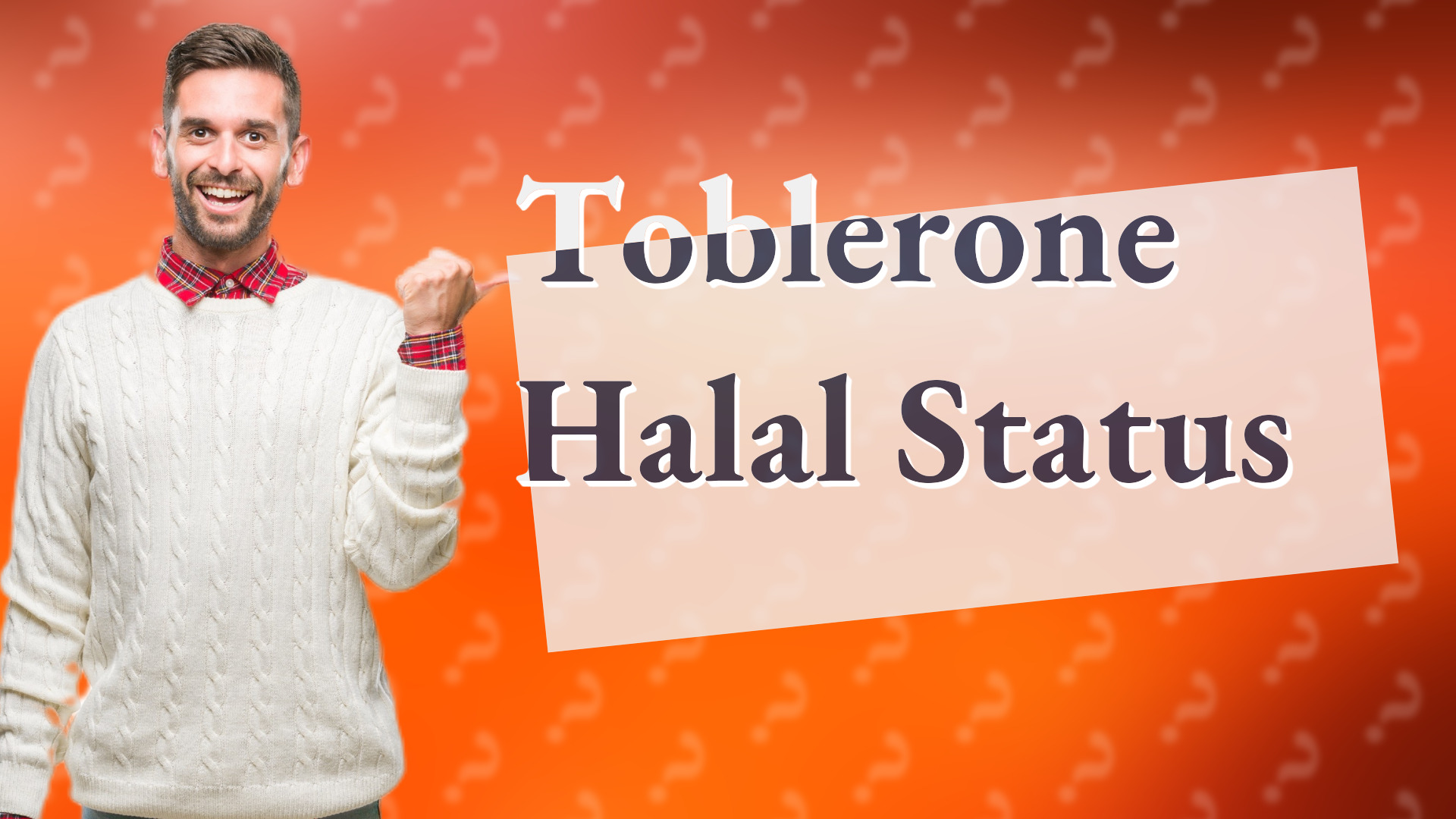 Toblerone Halal Status