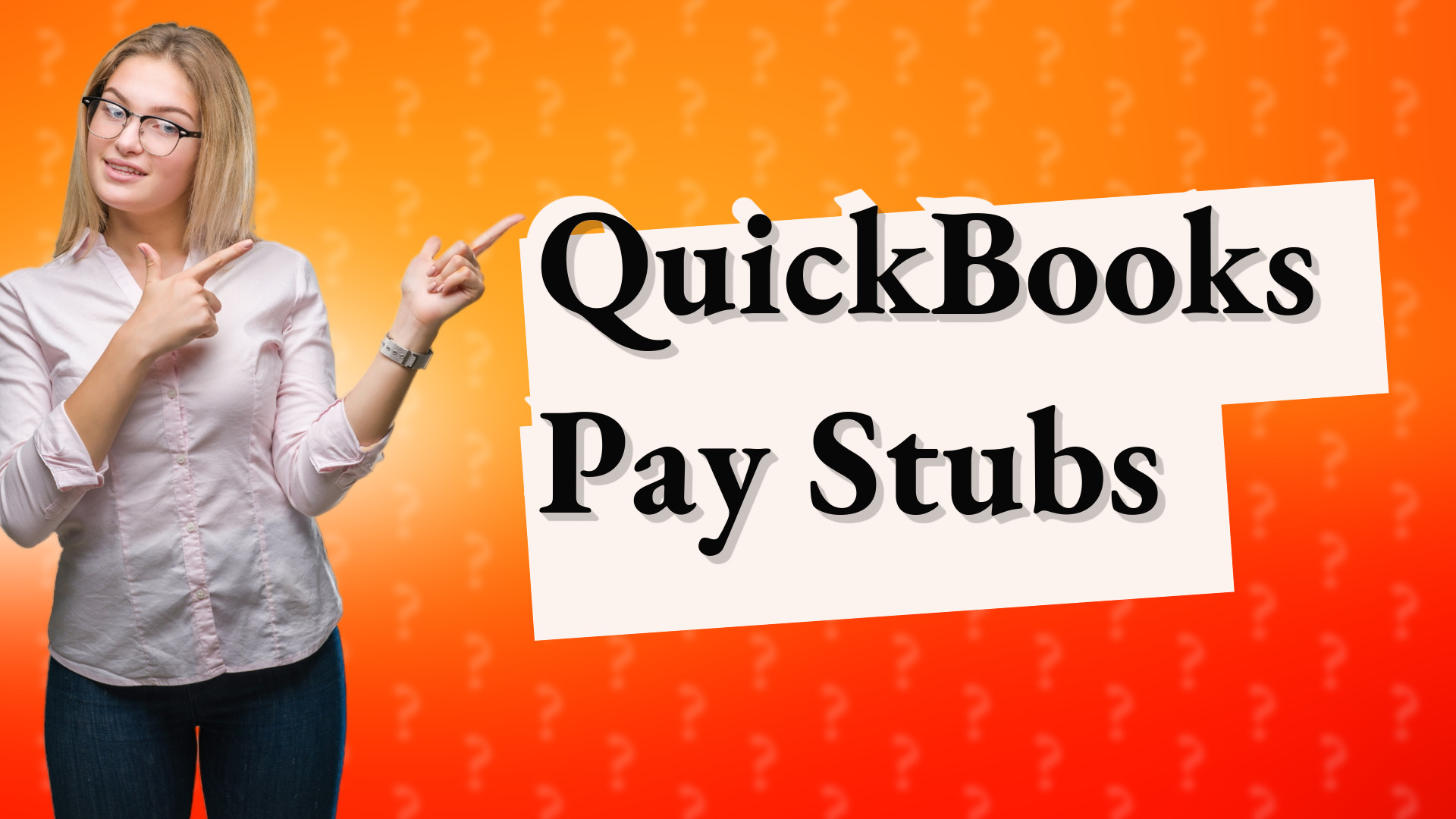 QuickBooks Pay Stubs