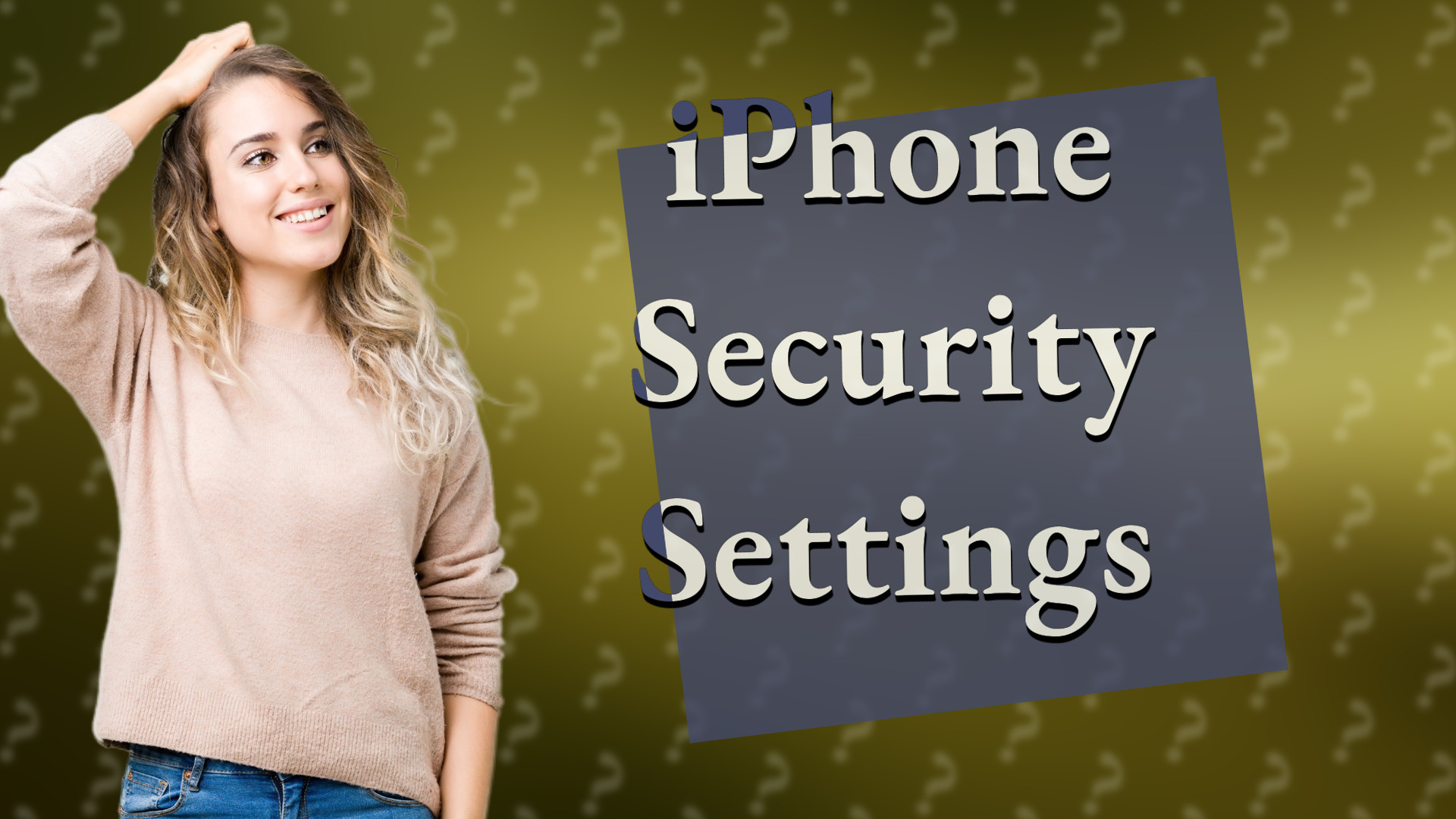 iPhone Security Settings