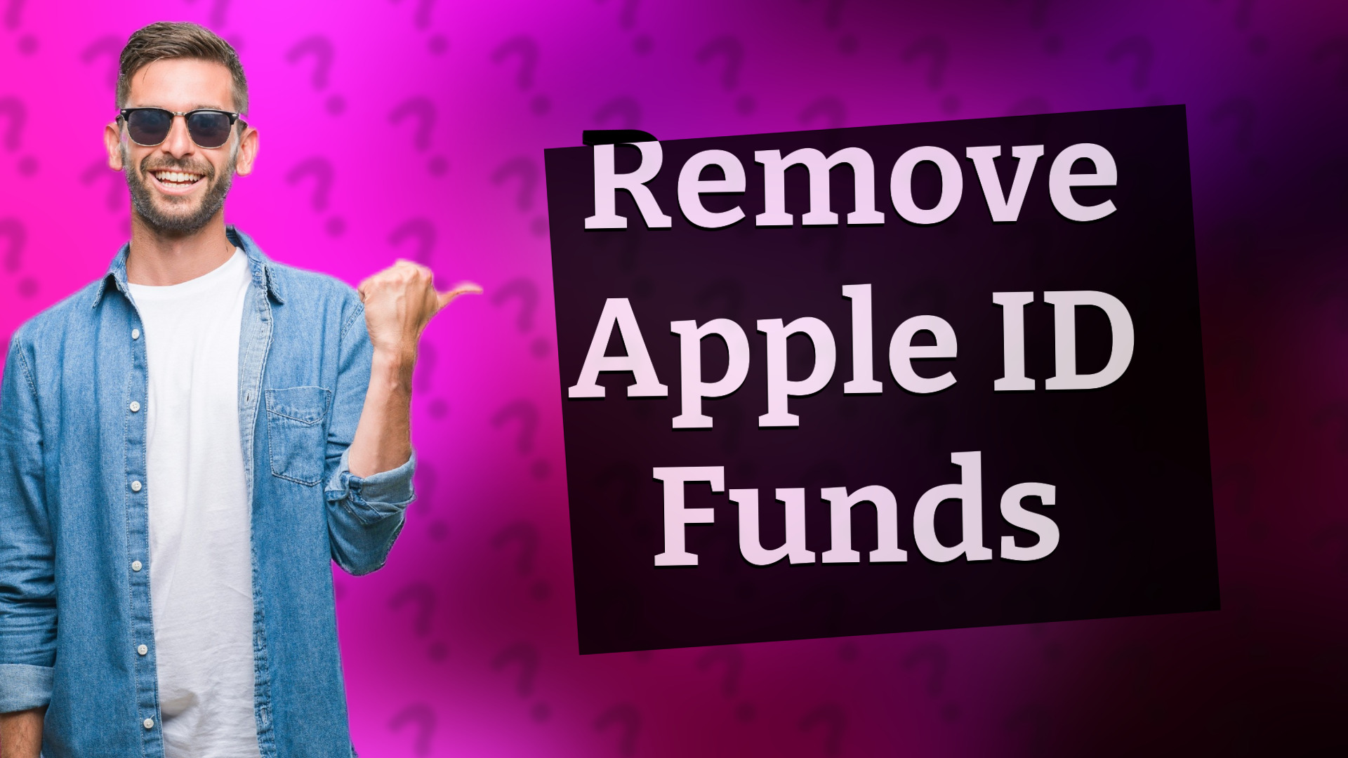 Remove Apple ID Funds