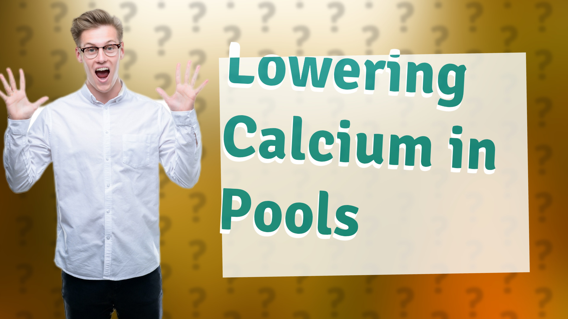 Lowering Calcium in Pools