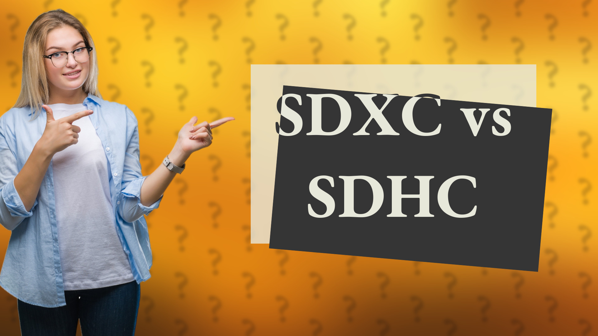 SDXC vs SDHC