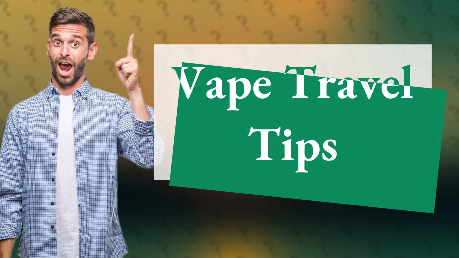 Vape Travel Tips