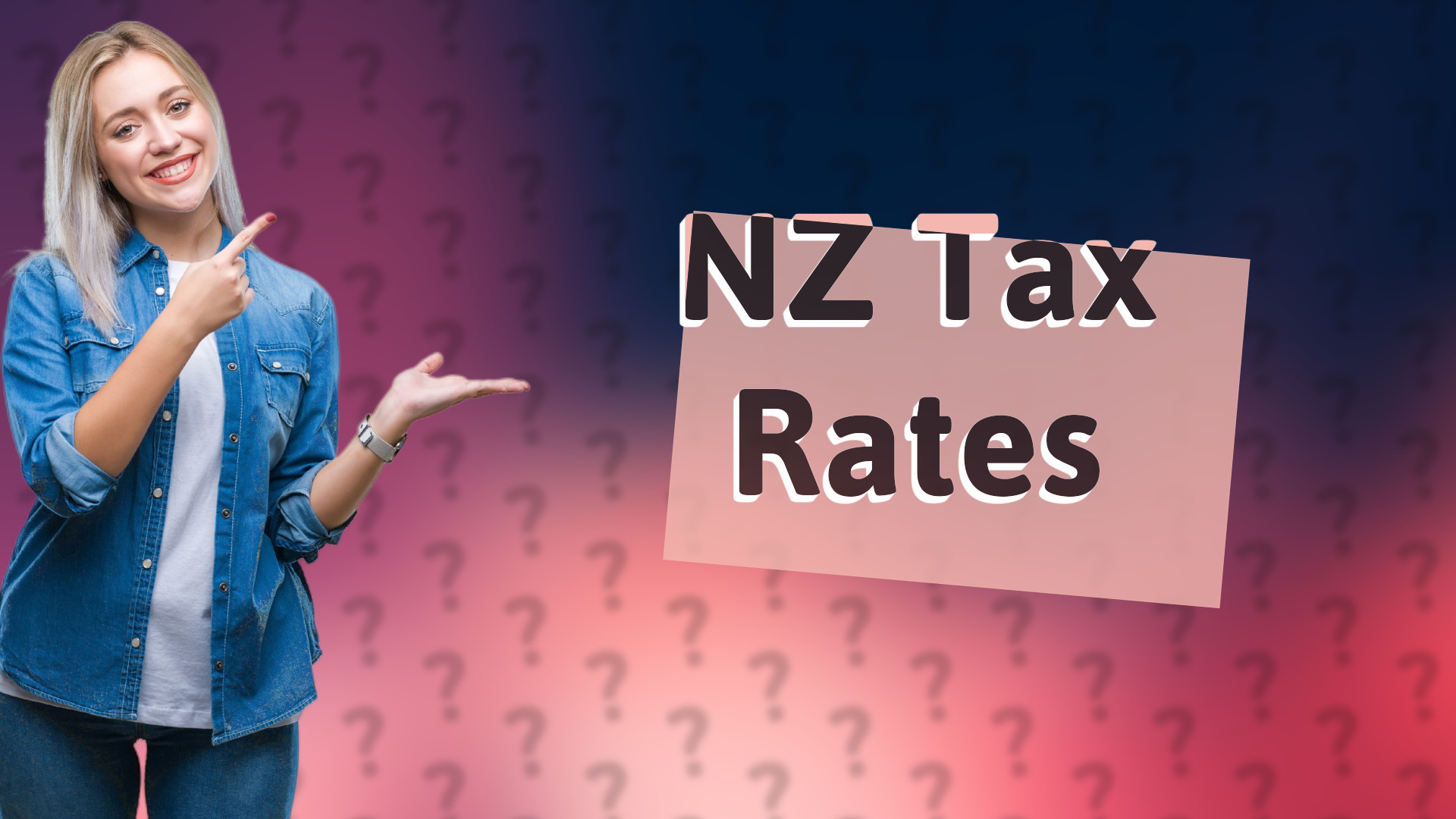 NZ Tax Rates