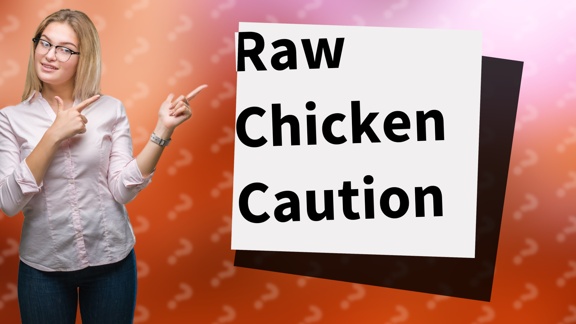 Raw Chicken Caution