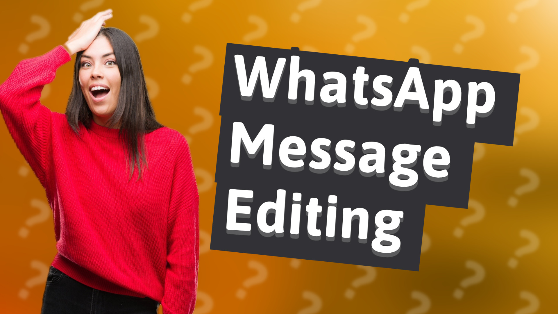 WhatsApp Message Editing