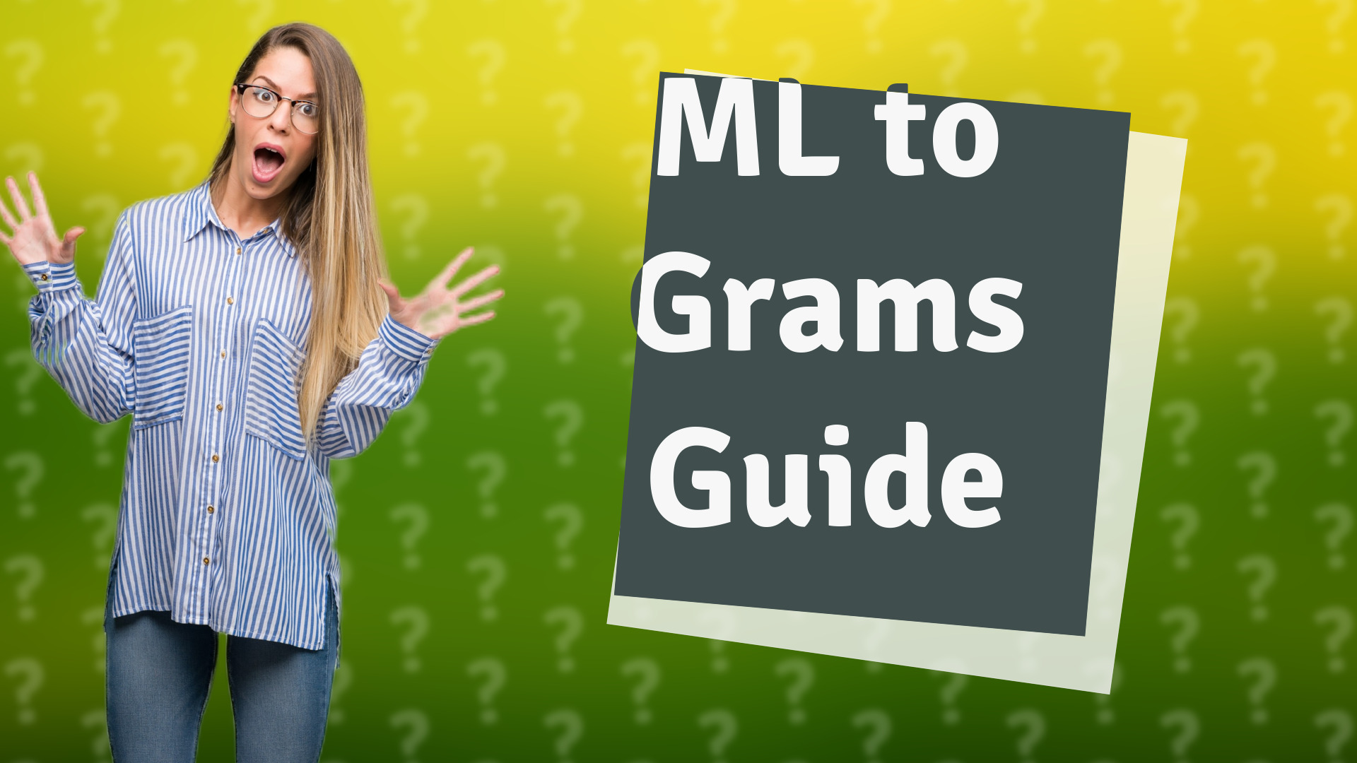 ML to Grams Guide