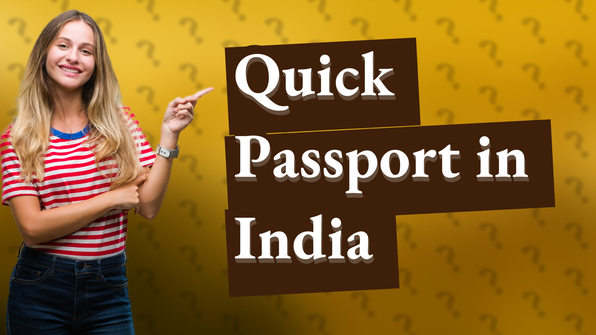 Quick Passport in India