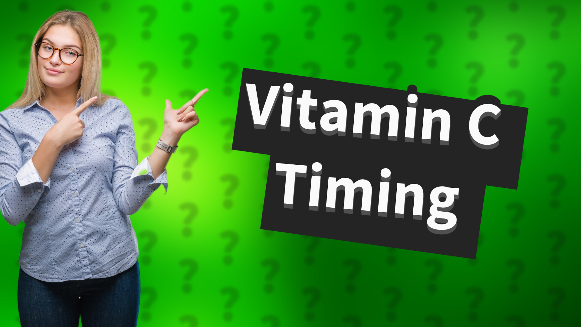 Vitamin C Timing